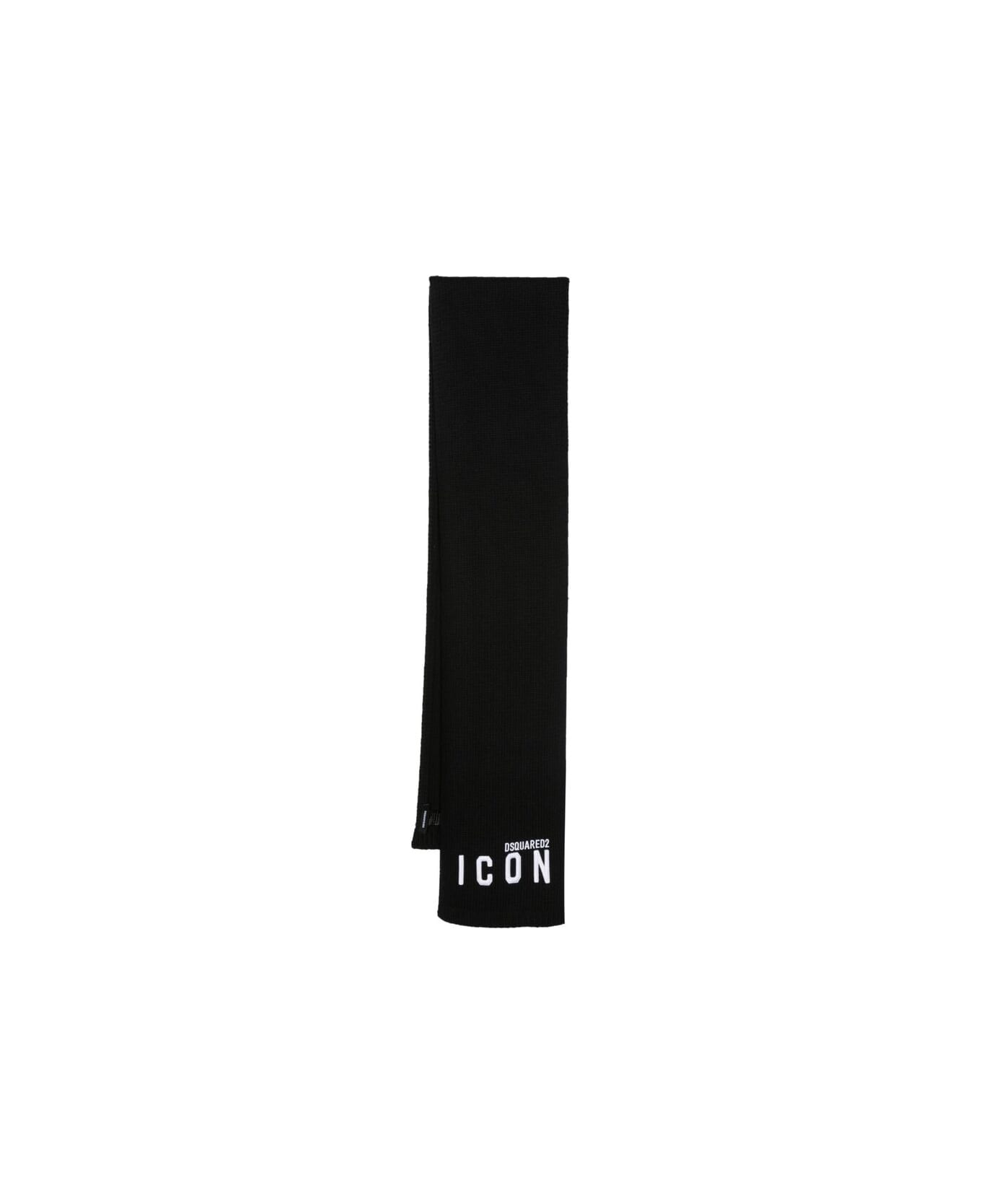 Dsquared2 Scarf - BLACK
