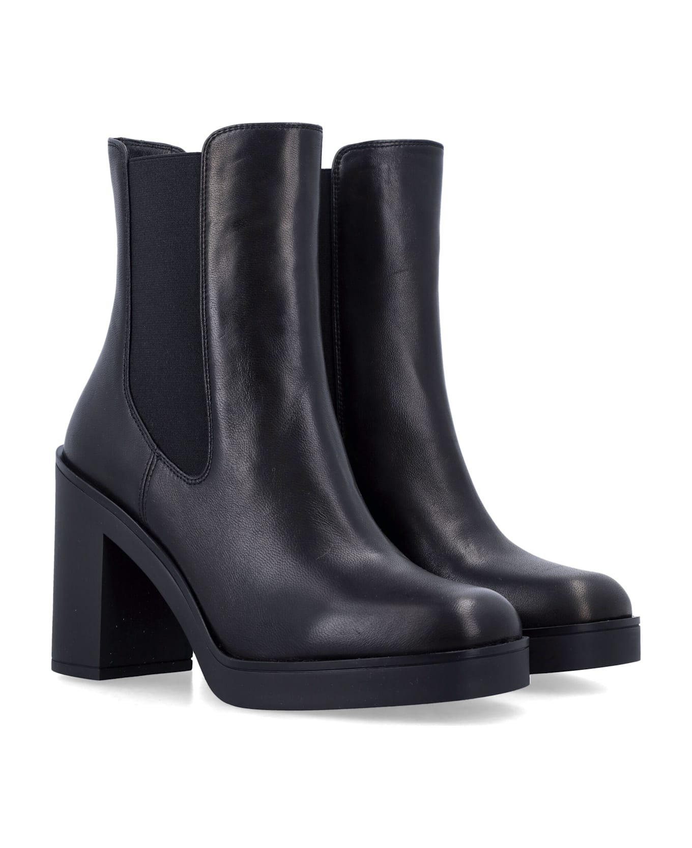 Stuart Weitzman Bethenny 80 Chelsea Bootie - BLACK ブーツ