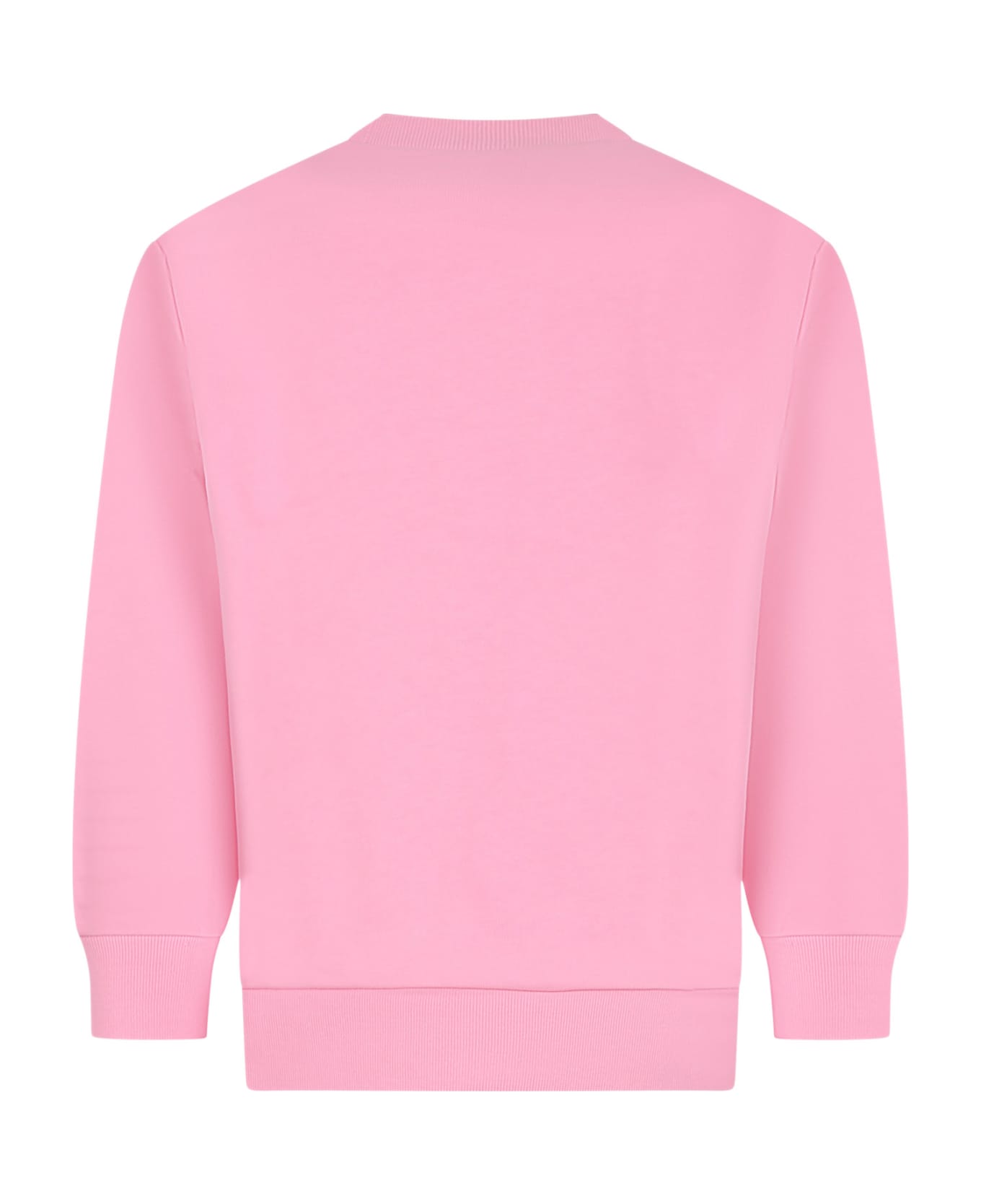 Marni Pink Sweatshirt For Girl With Logo - Pink ニットウェア＆スウェットシャツ