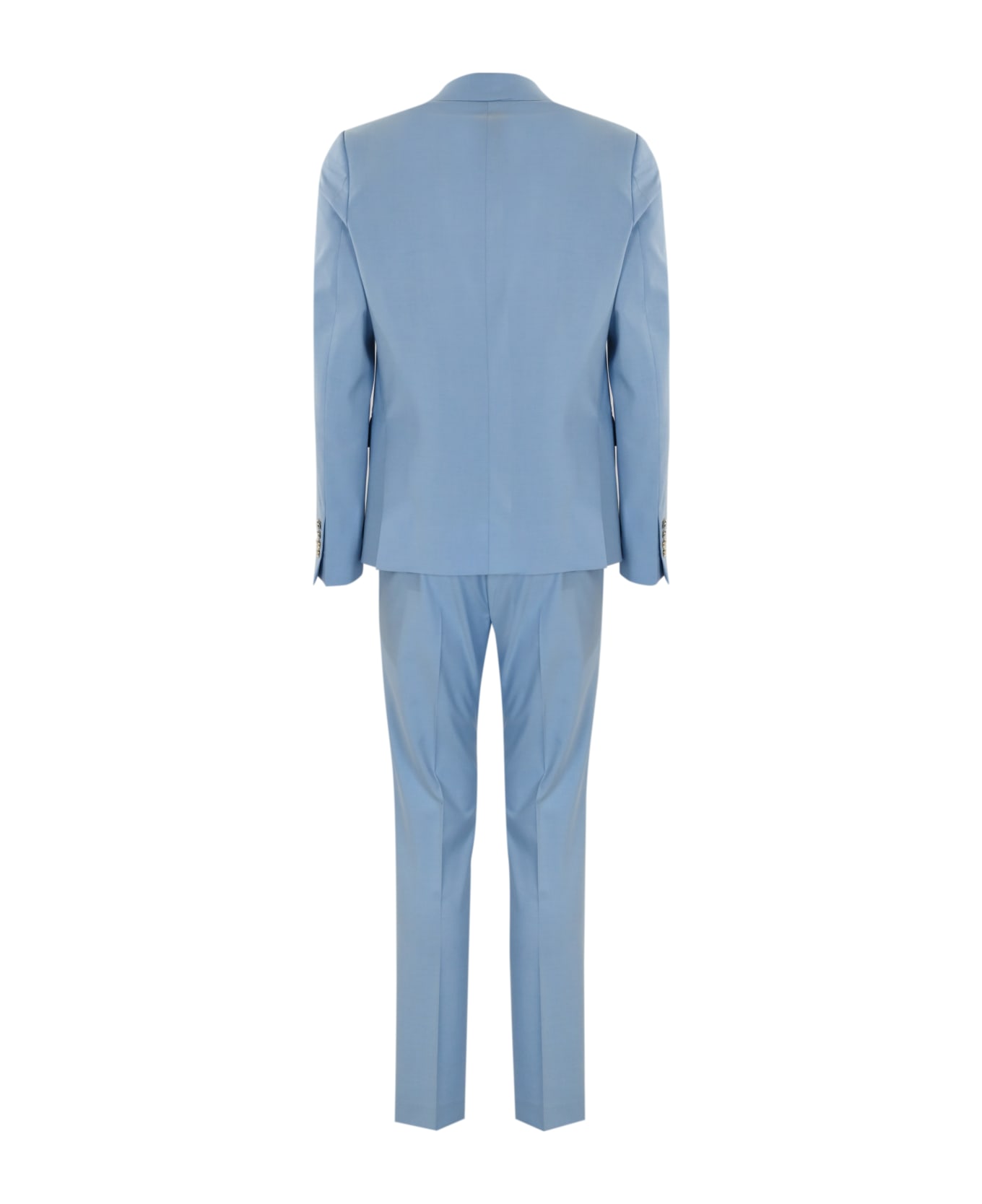 Daniele Alessandrini Light Blue Single-breasted Suit - Azzurro