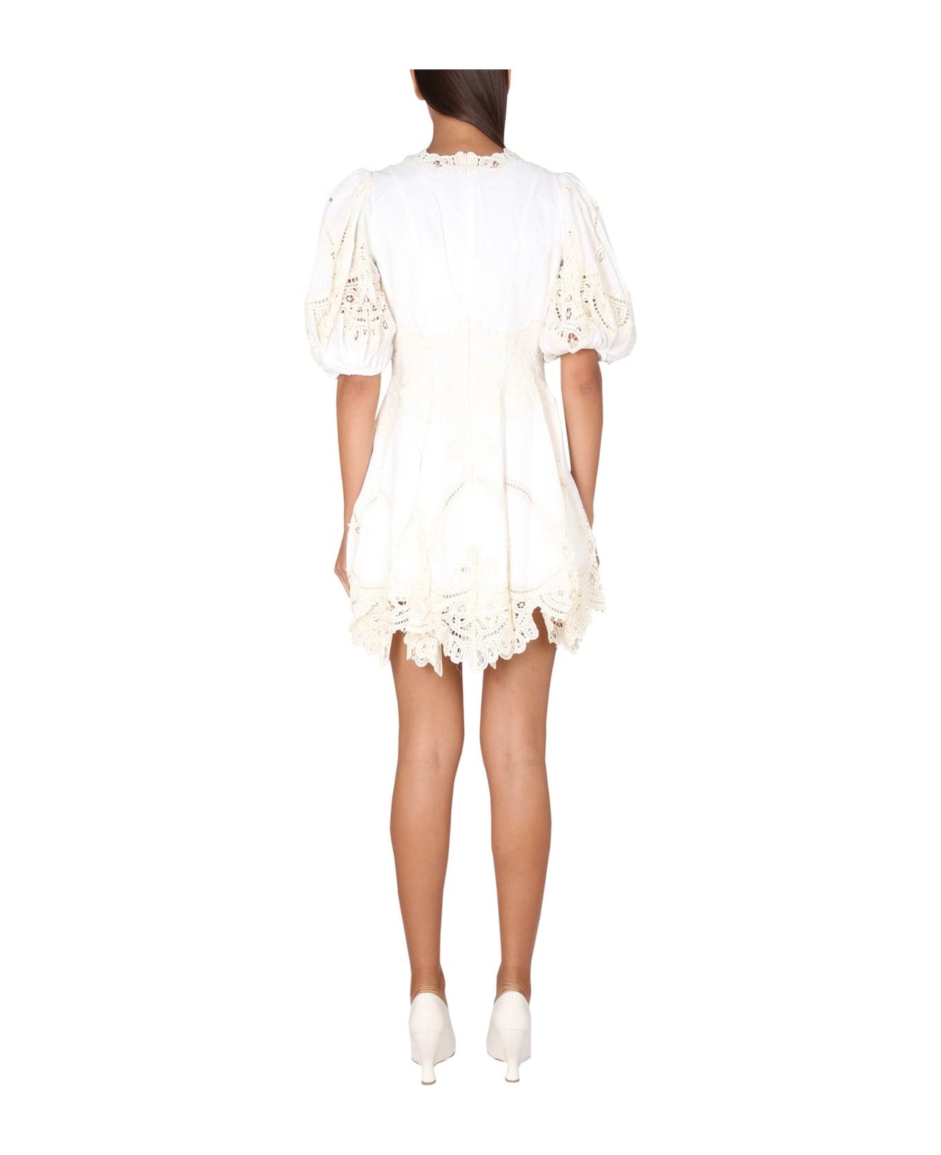 Zimmermann Linen Dress - Bianco