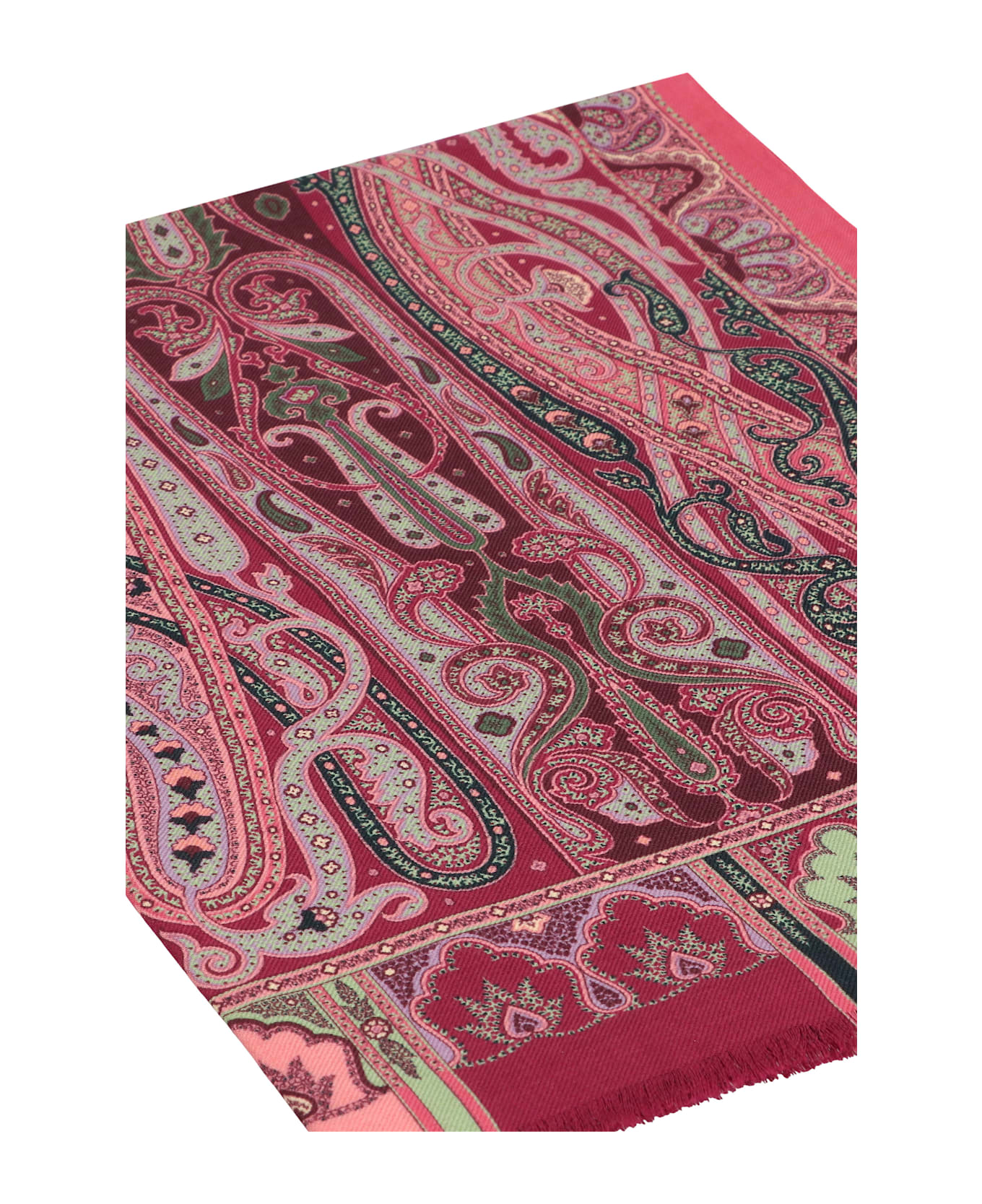 Etro Wool And Silk Scarf - Multicolor