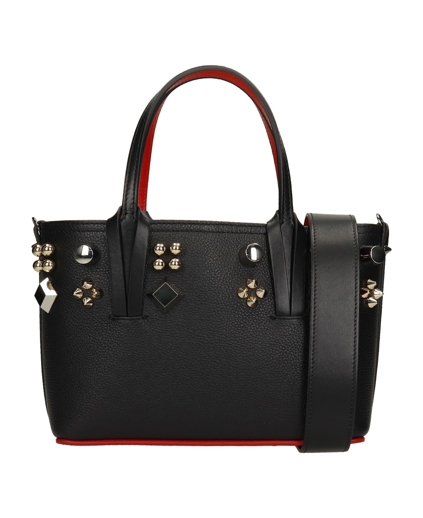 Christian Louboutin Tote In Black Leather - black
