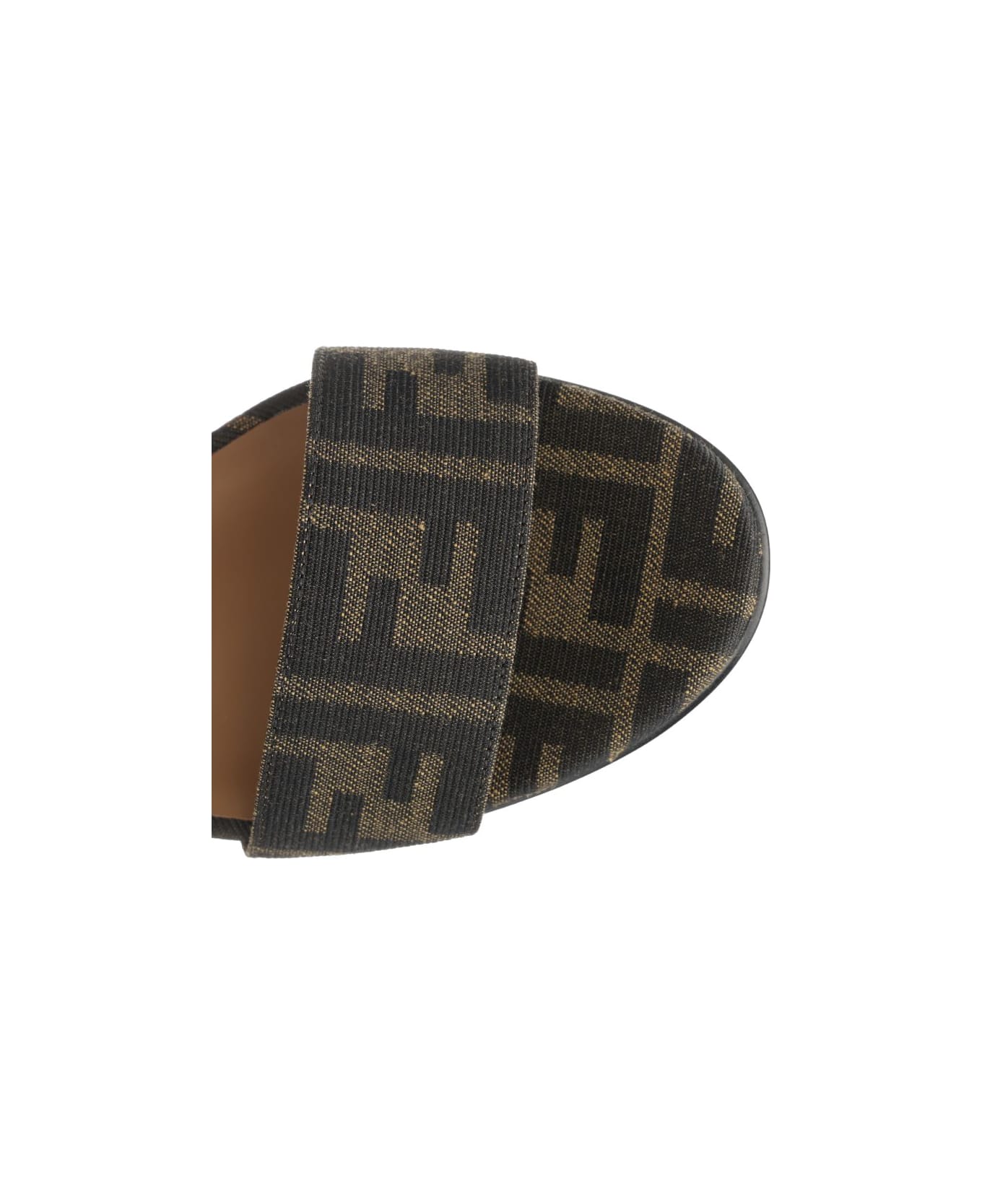 Fendi Delfina Tessuto Jacq.ff+vitel - Brown