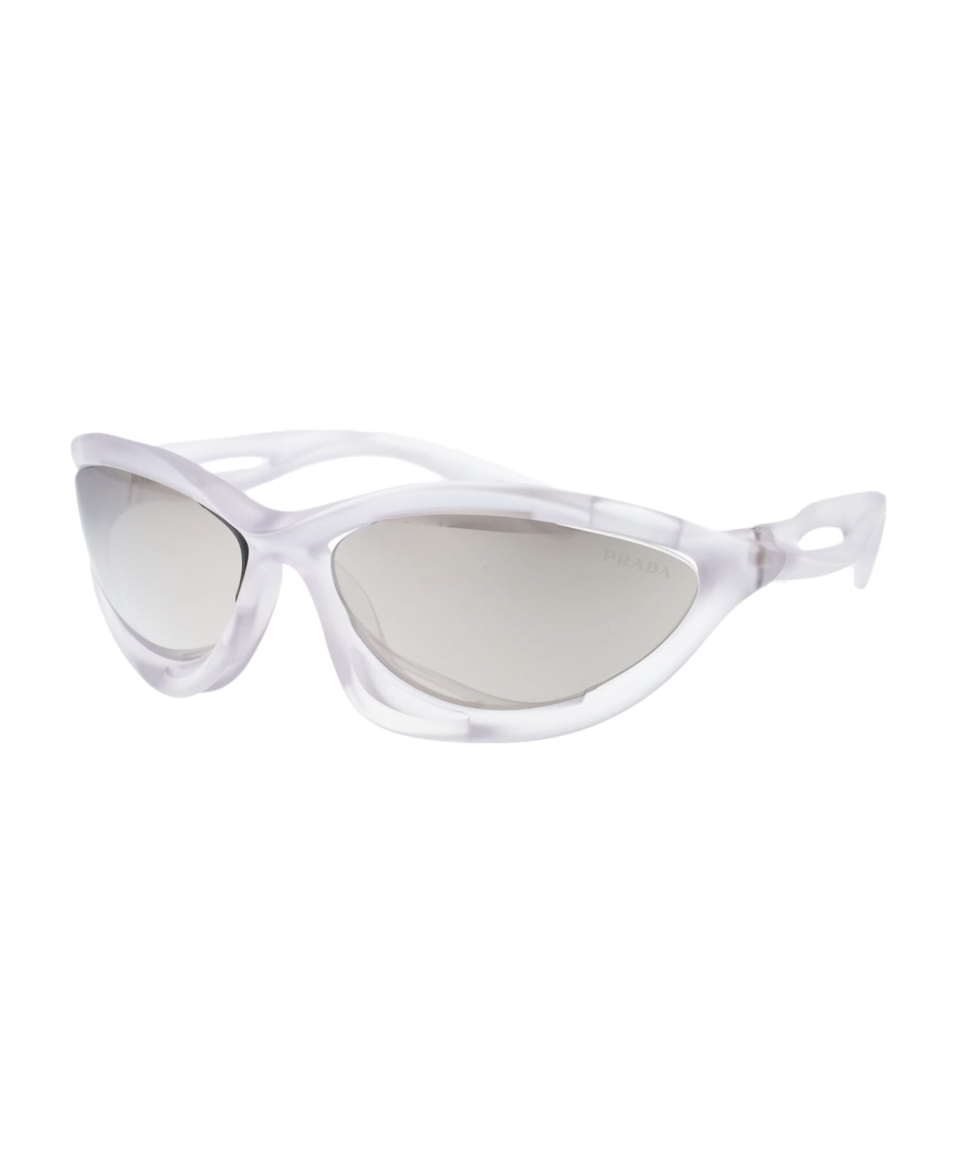 Prada Eyewear 0pr A23s Sunglasses - 14V60H Frosted Crystal サングラス