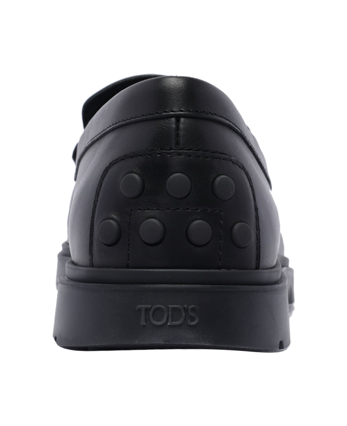 Tod's Leather Loafers - Black