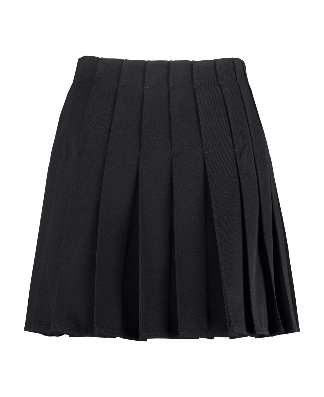 Bottega Veneta Pleated Mini Skirt - black