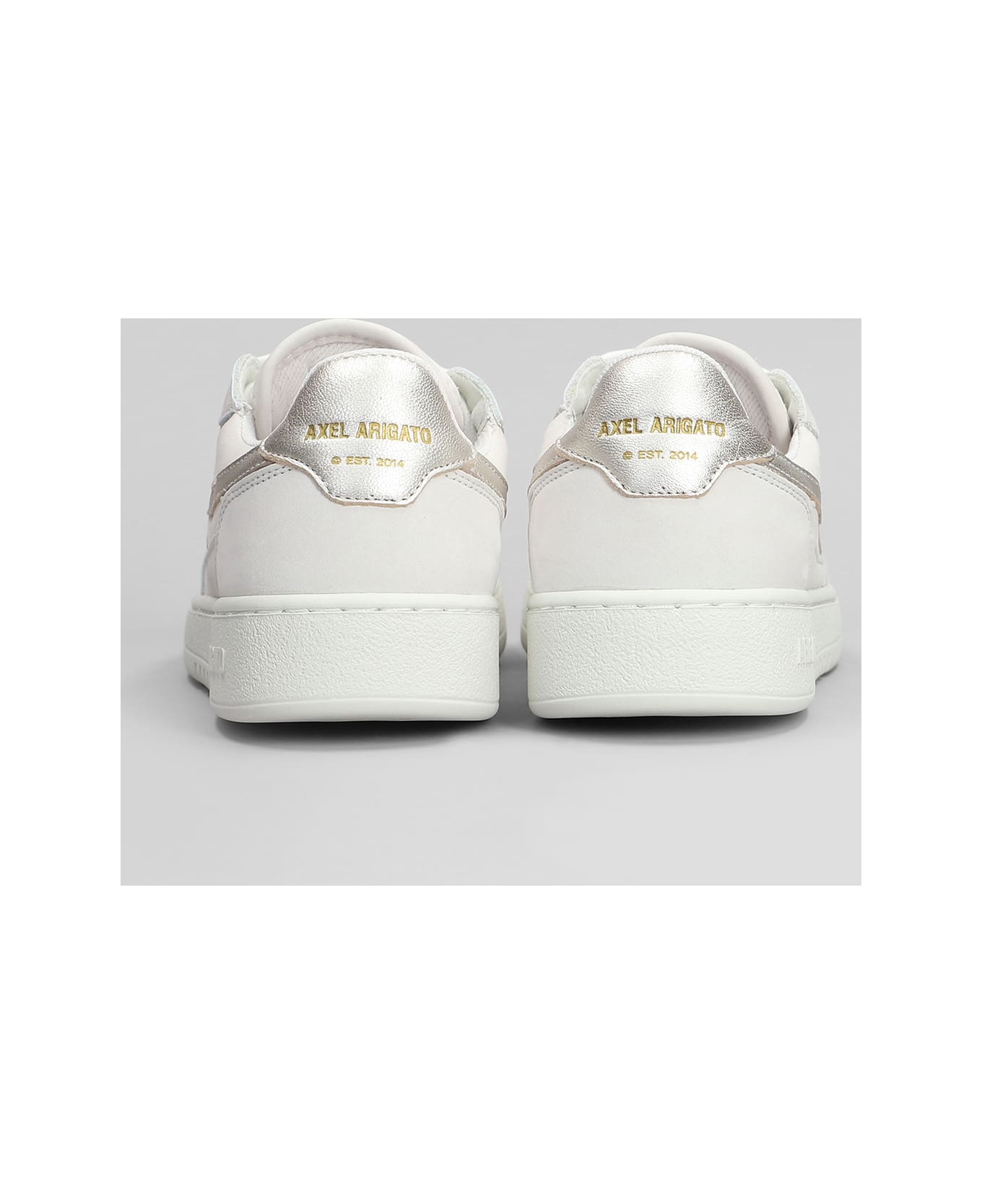 Axel Arigato Dice-a Sneakers In White Leather - white