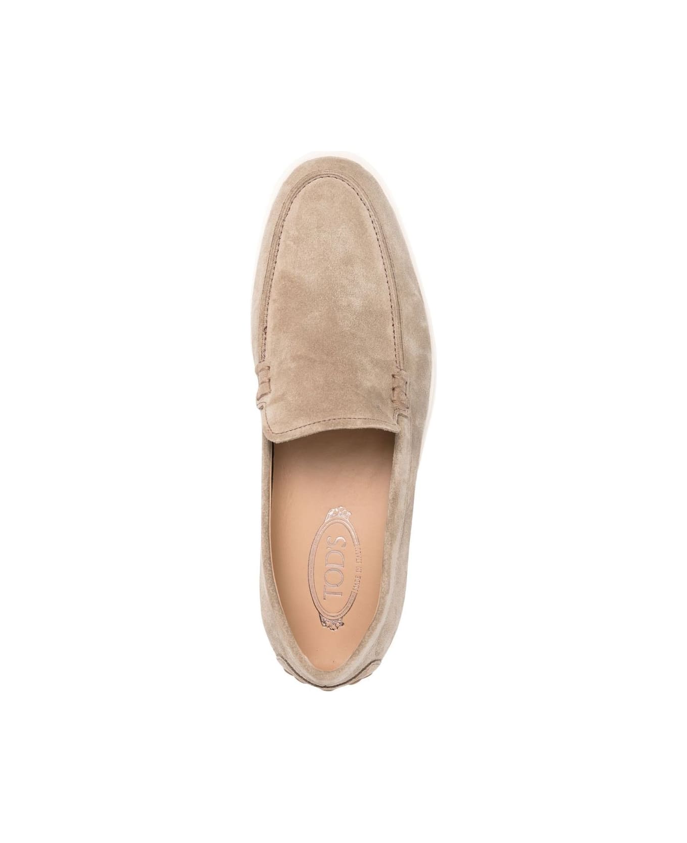 Tod's Suede Slipper Moccasin - Peat