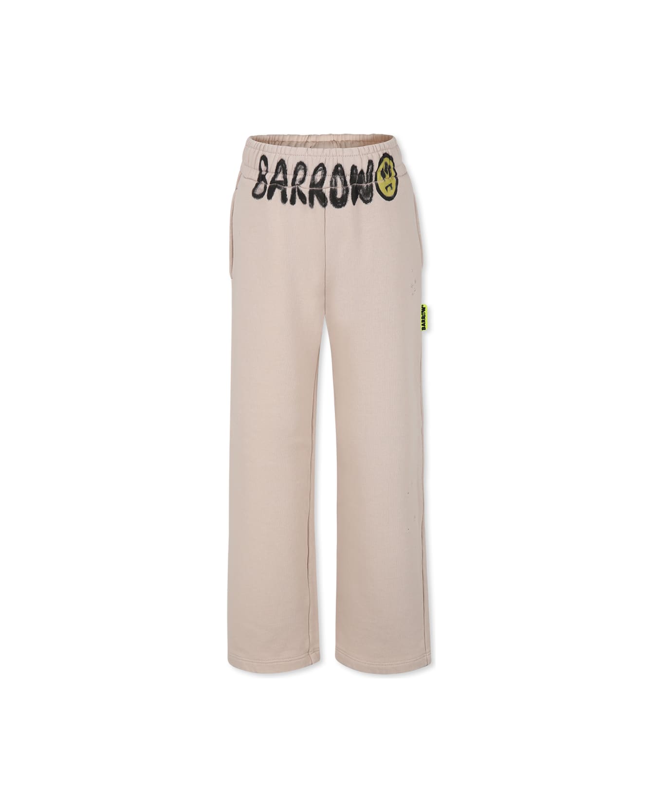Barrow Beige Trousers For Boy With Smiley - Beige