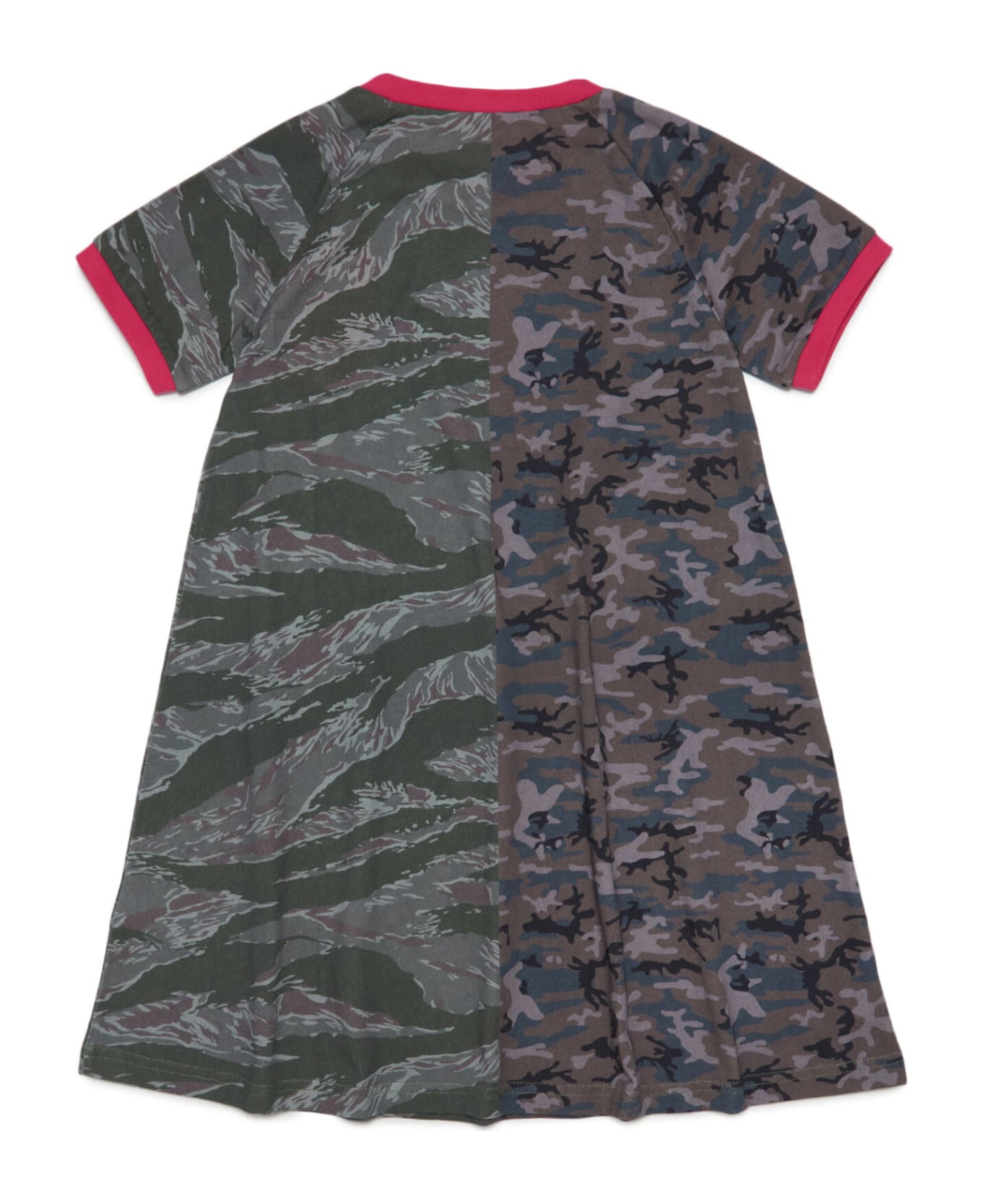 Diesel Denisia Dress Diesel  Military Green Dress In Camouflage Mix - Dusty olive