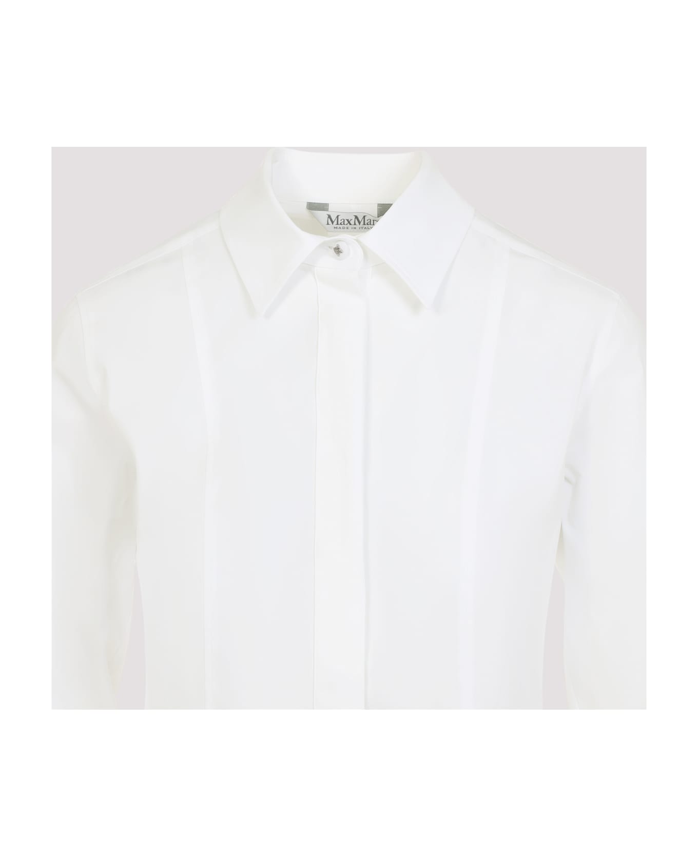 Max Mara Gamma Popeline Shirt - Bianco