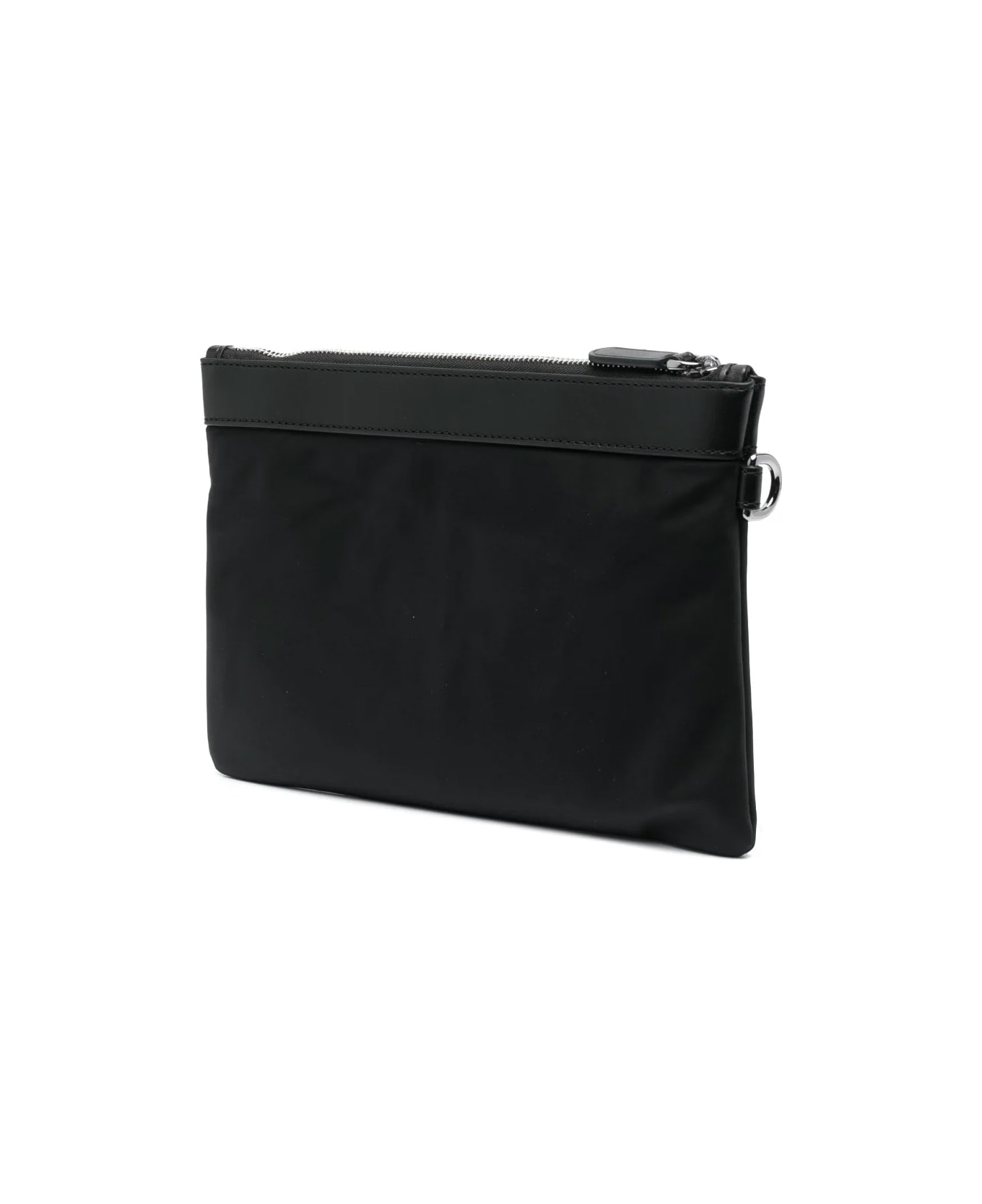 MICHAEL Michael Kors Logo Detailed Zipped Clutch Bag - Black トートバッグ