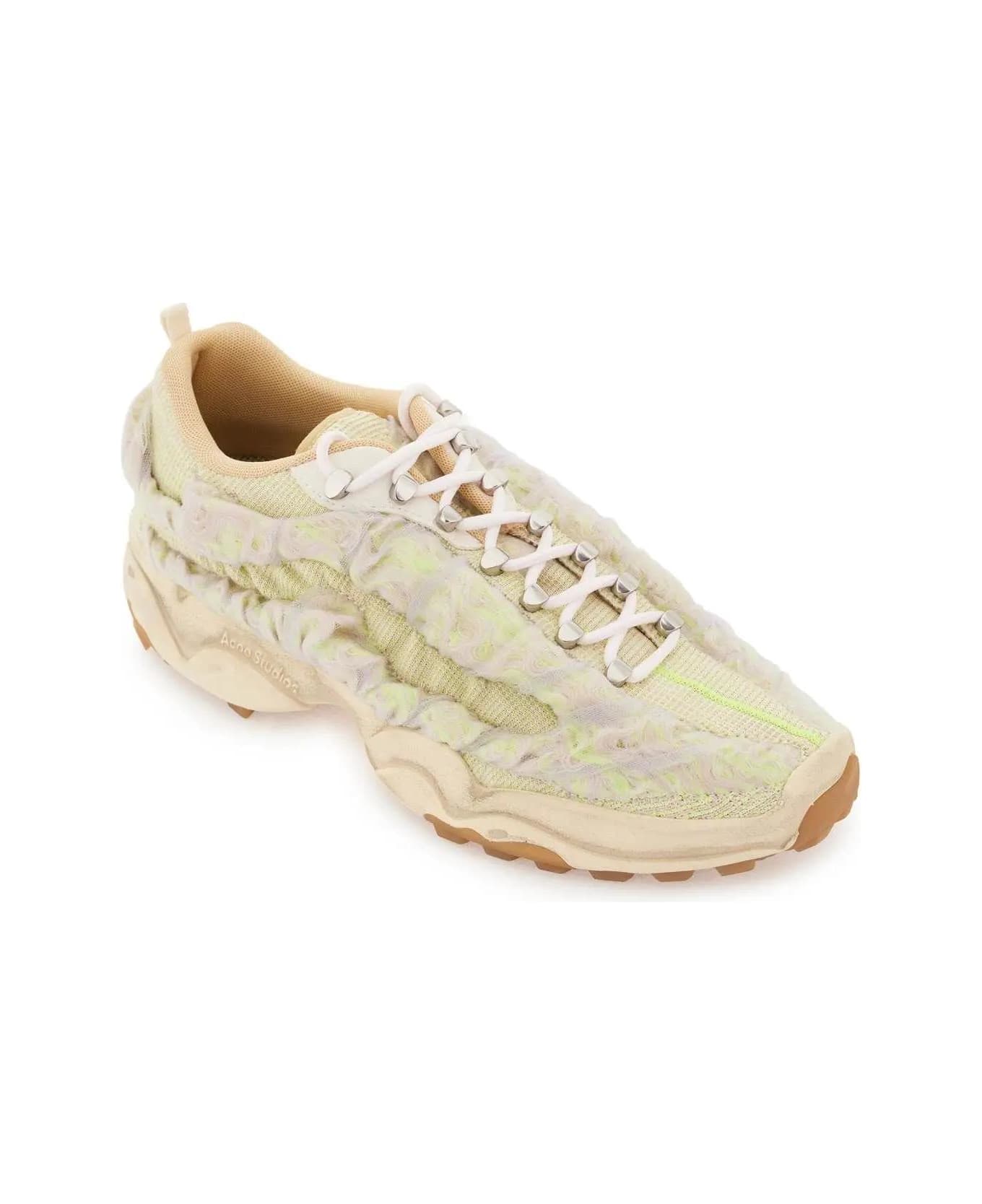 Acne Studios 'bubba' Sneakers - Ecru/white