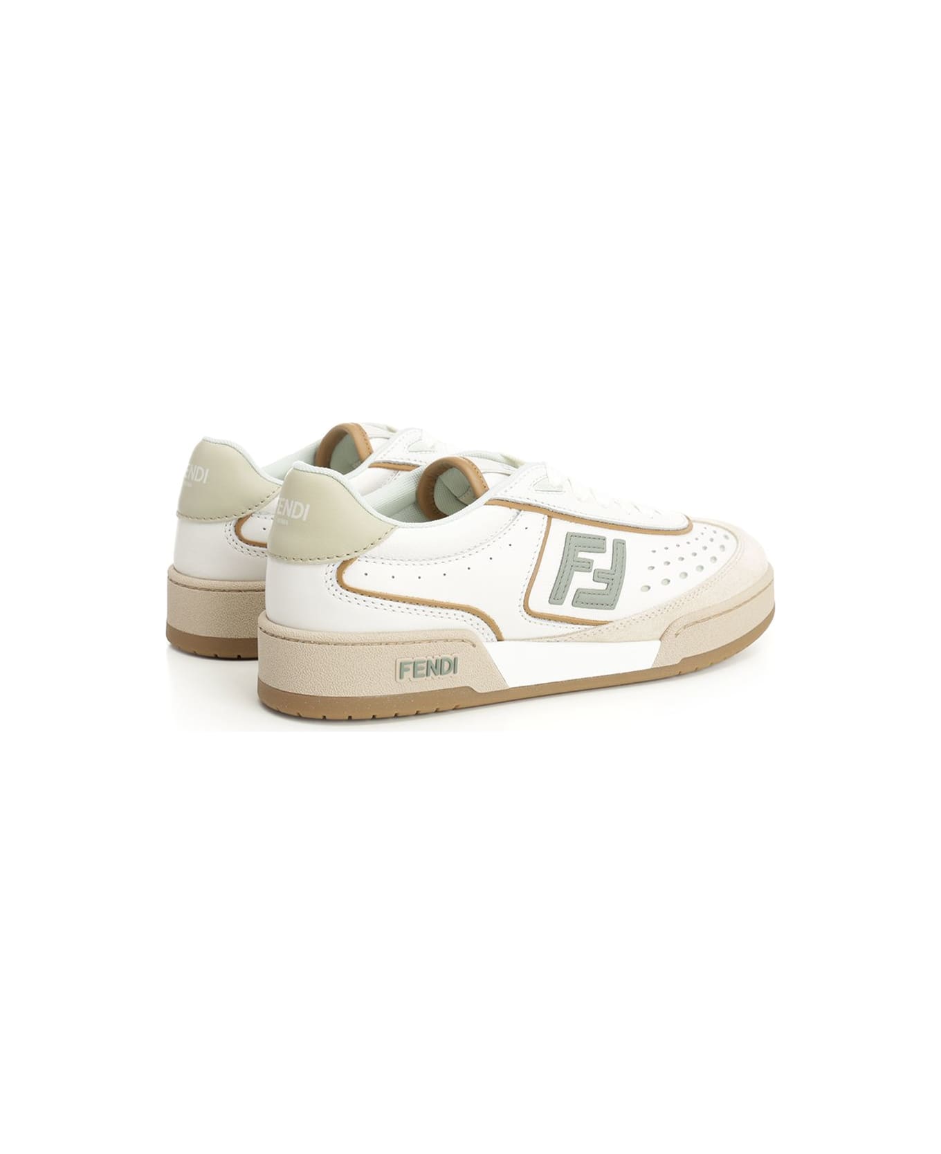 Fendi 'match' Sneakers - White