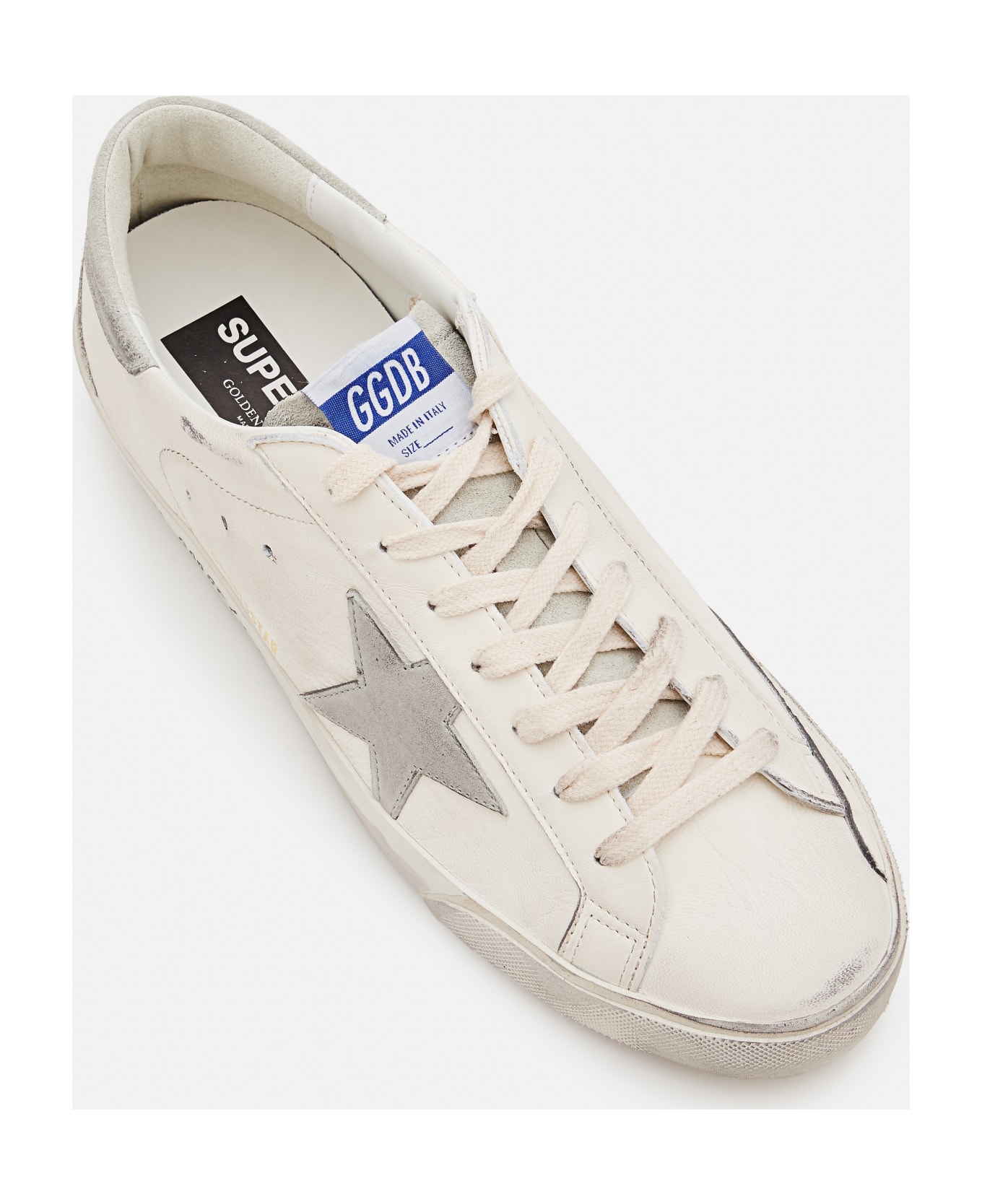 Golden Goose Superstar Leather Sneakers - White