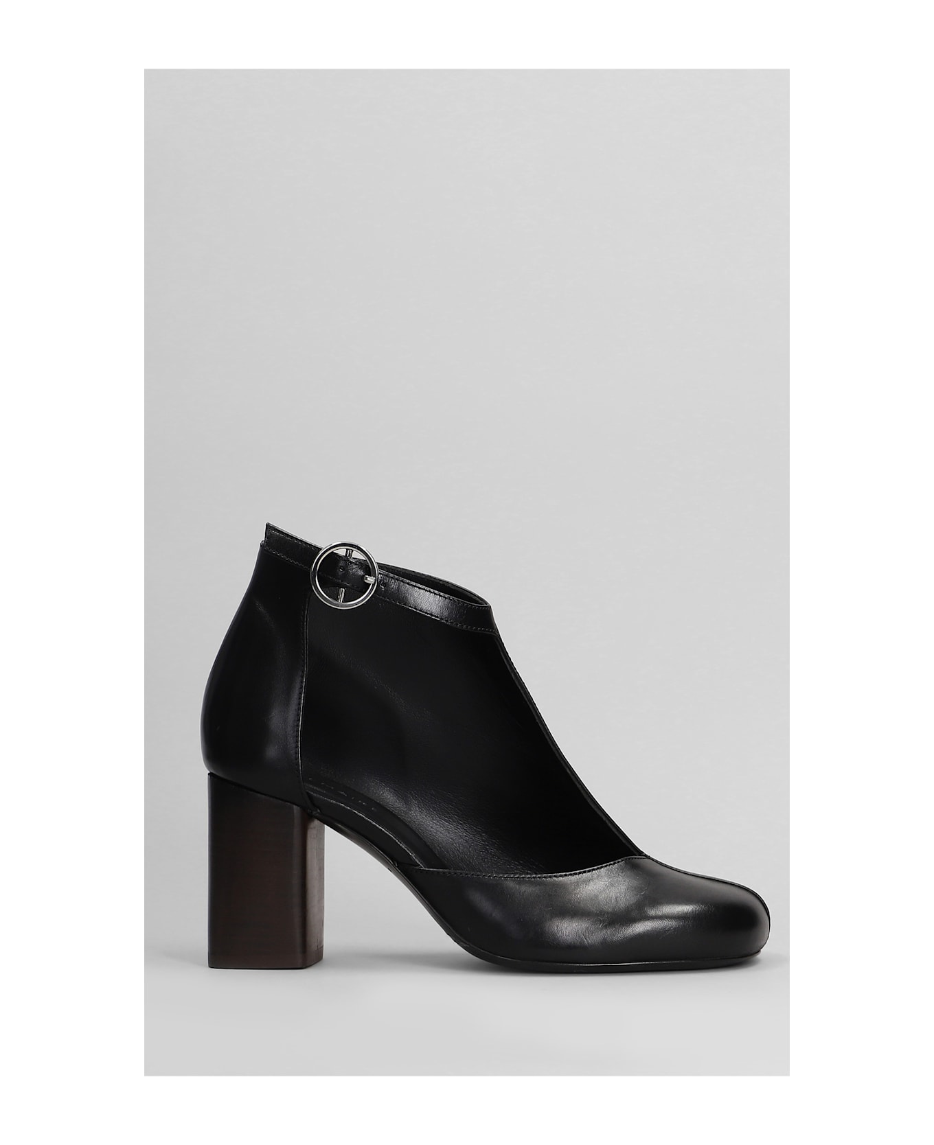 Lemaire High Heels Ankle Boots - Black