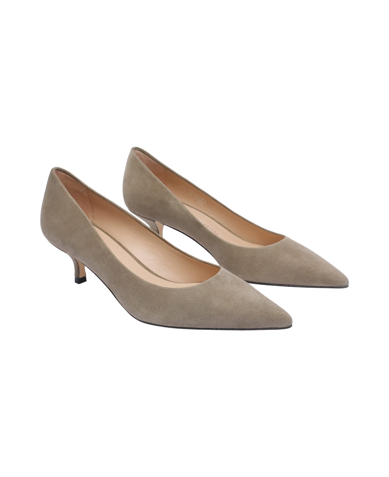 Stuart Weitzman Stuart Power Pumps - Beige