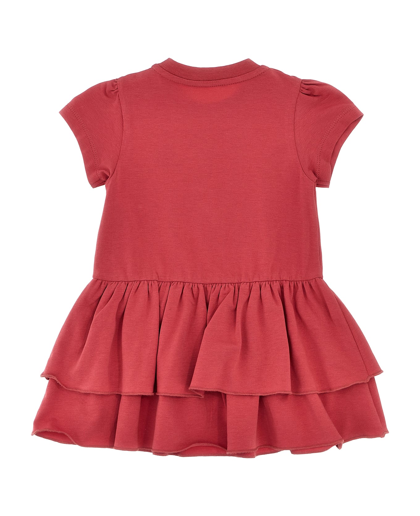 Moncler Flounce Dress - Pink