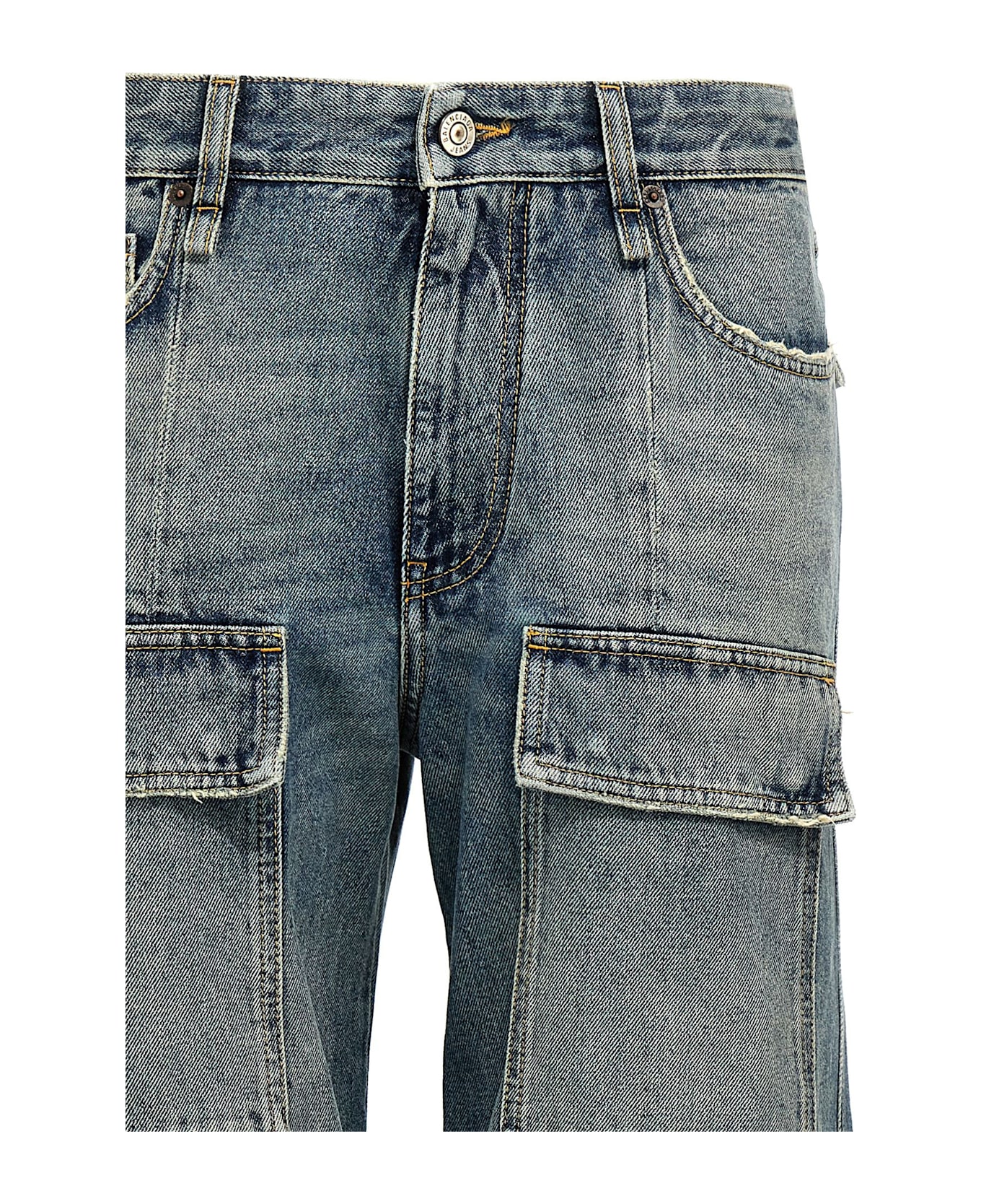 Balenciaga 
cargo Flared
 Jeans - Blue