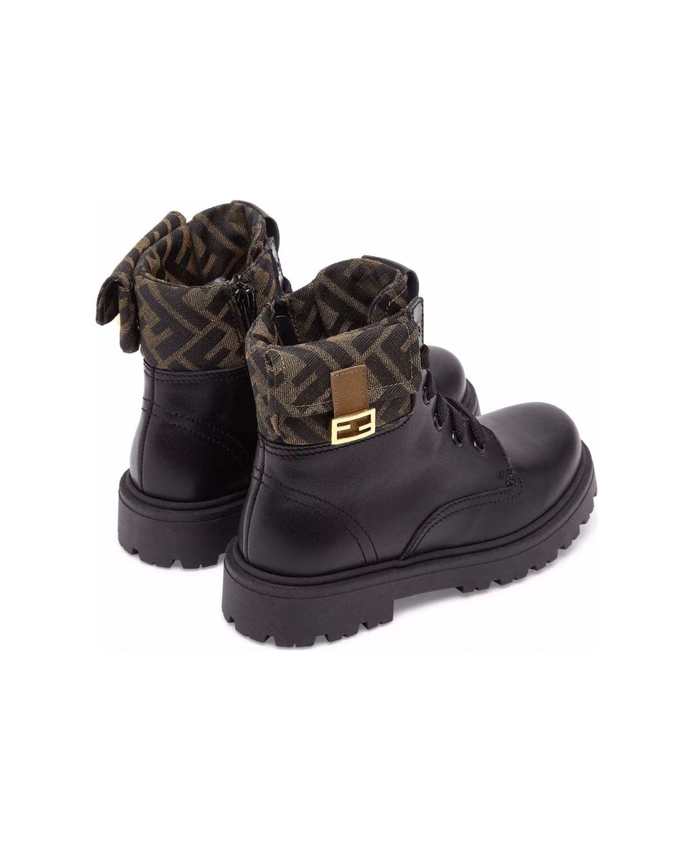 Fendi Kids Boots Black - Black