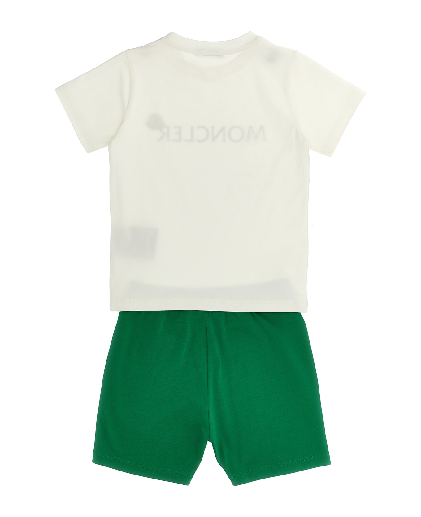 Moncler T-shirt + Logo Print Shorts ボディスーツ＆セットアップ