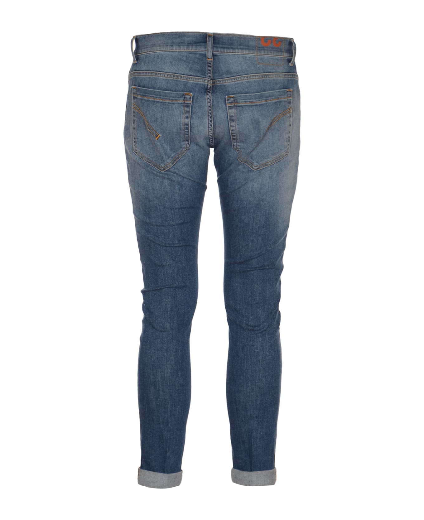 Dondup Button Fitted Jeans - blu
