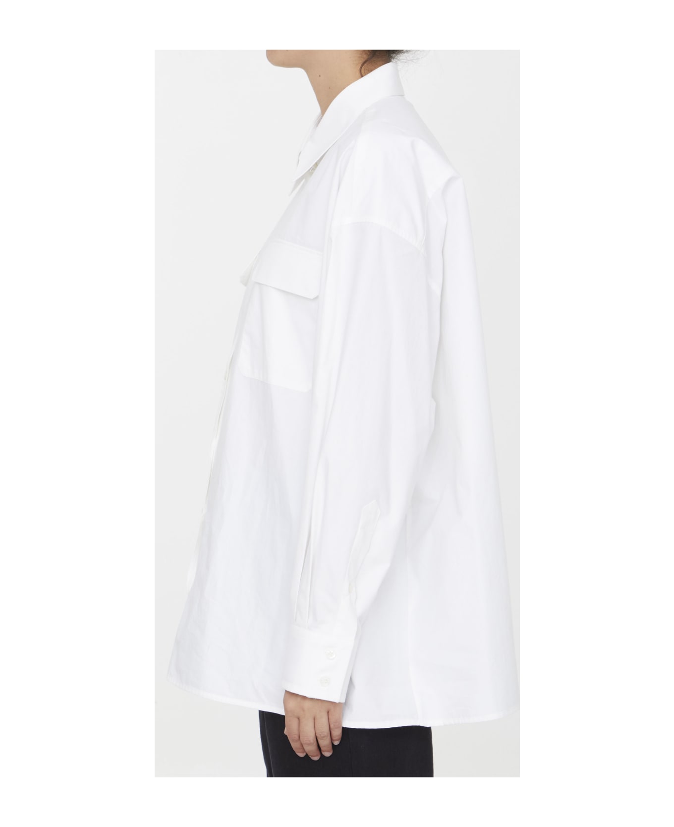 Armarium Leo Pocket Shirt - WHITE シャツ
