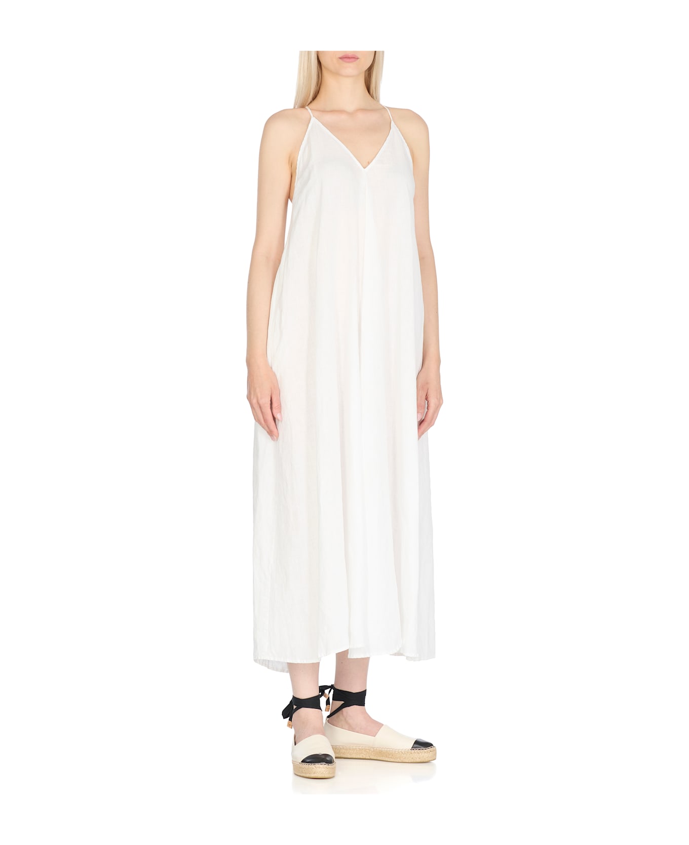 Tory Burch Espadrillas With Logo - Ivory