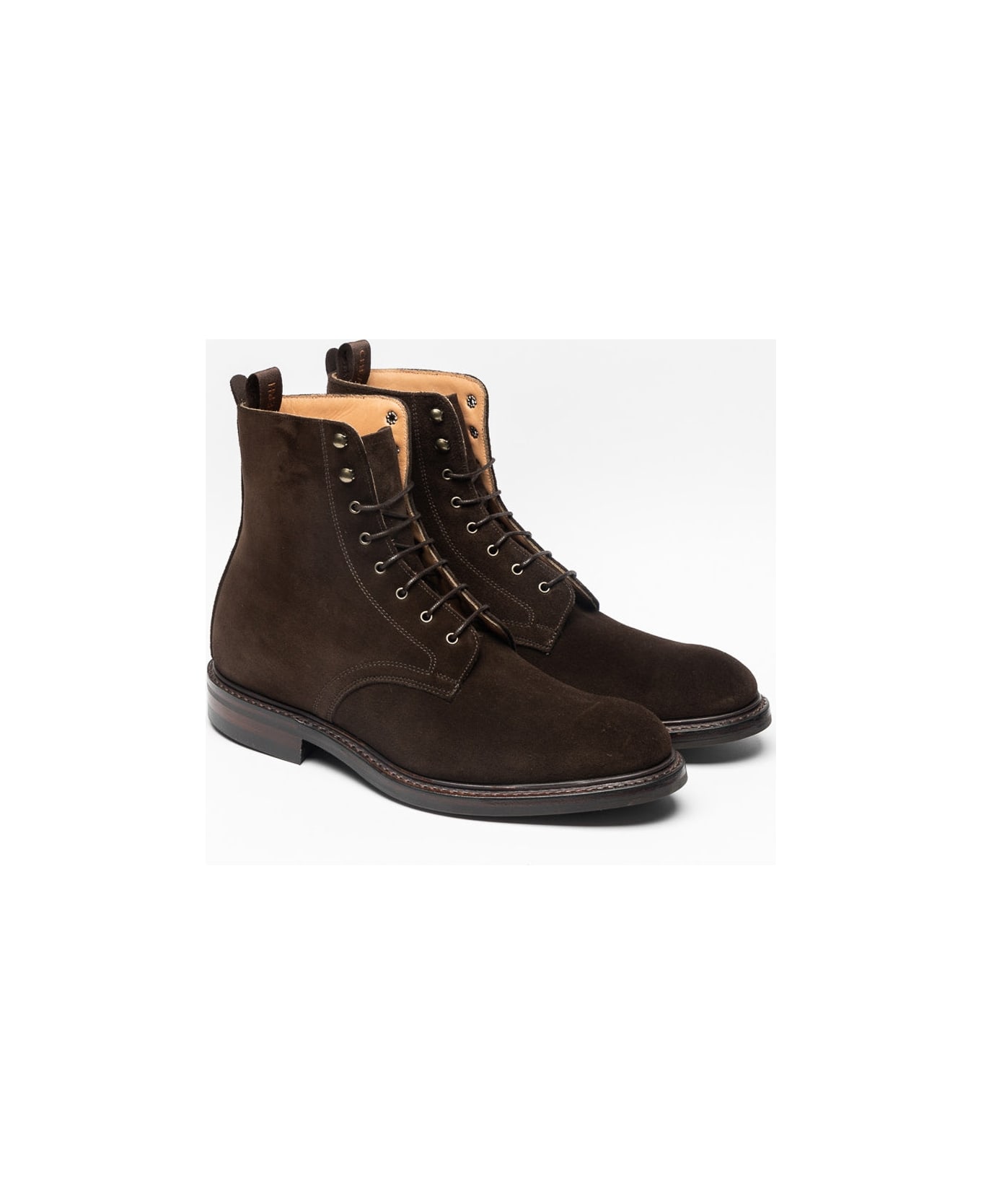 Cheaney Leonard Ii R Bitter Chocolate Suede Derby Boot ブーツ