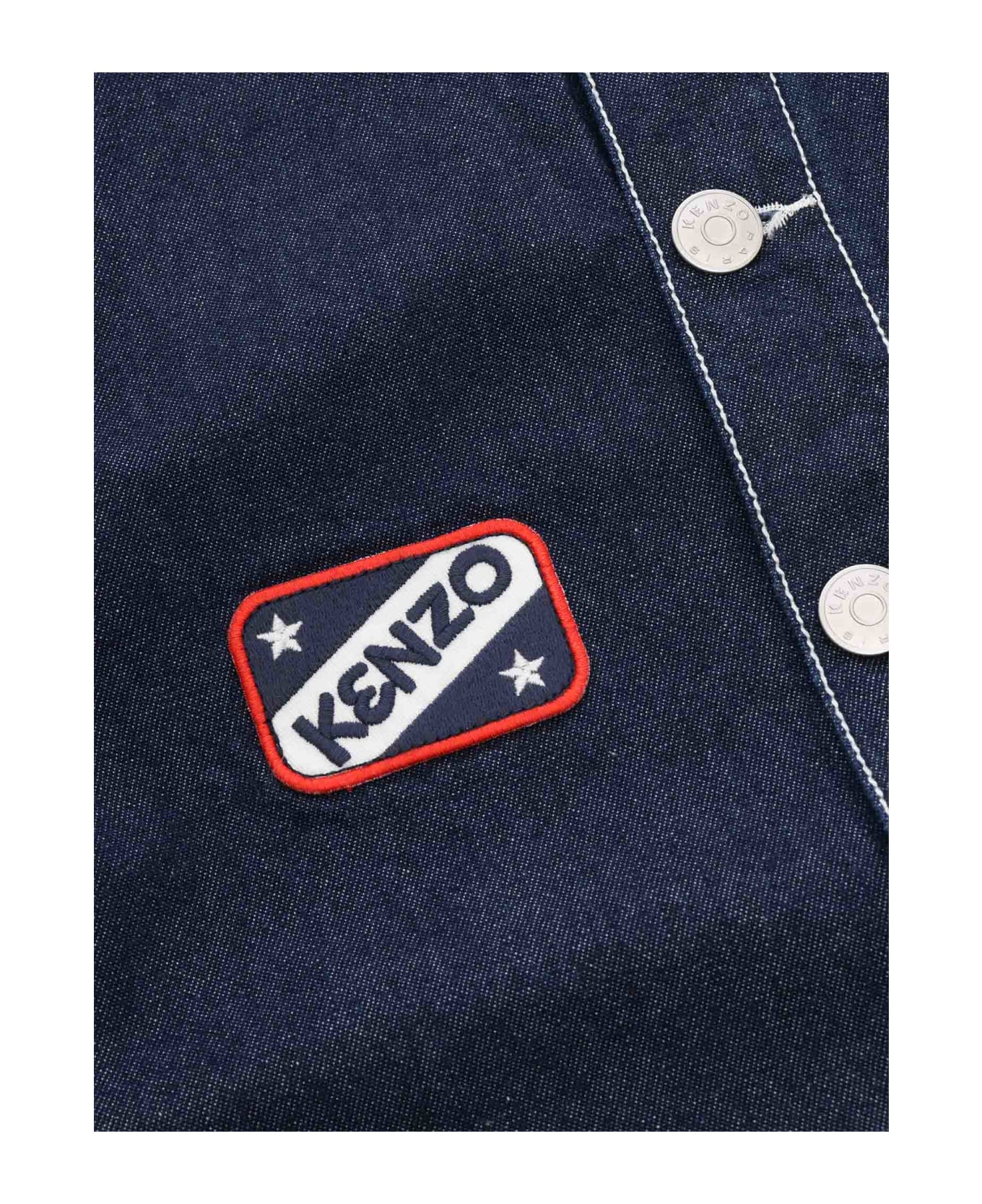 Kenzo Kids Denim Jacket - BLUE コート＆ジャケット
