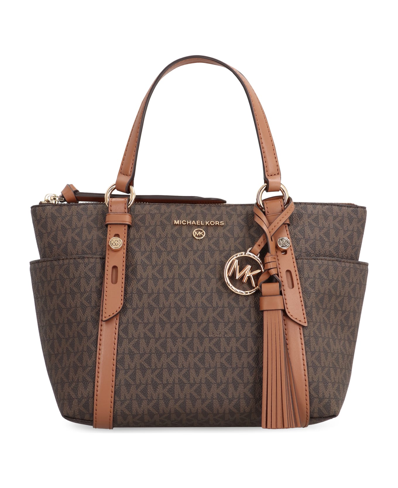 MICHAEL Michael Kors Sullivan Coated Canvas Tote - brown