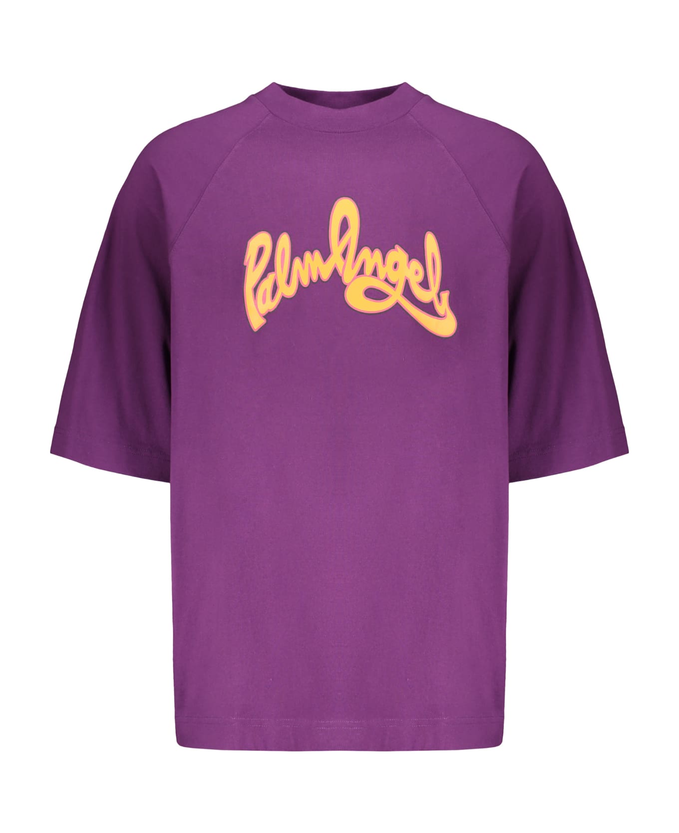 Palm Angels Cotton T-shirt - purple