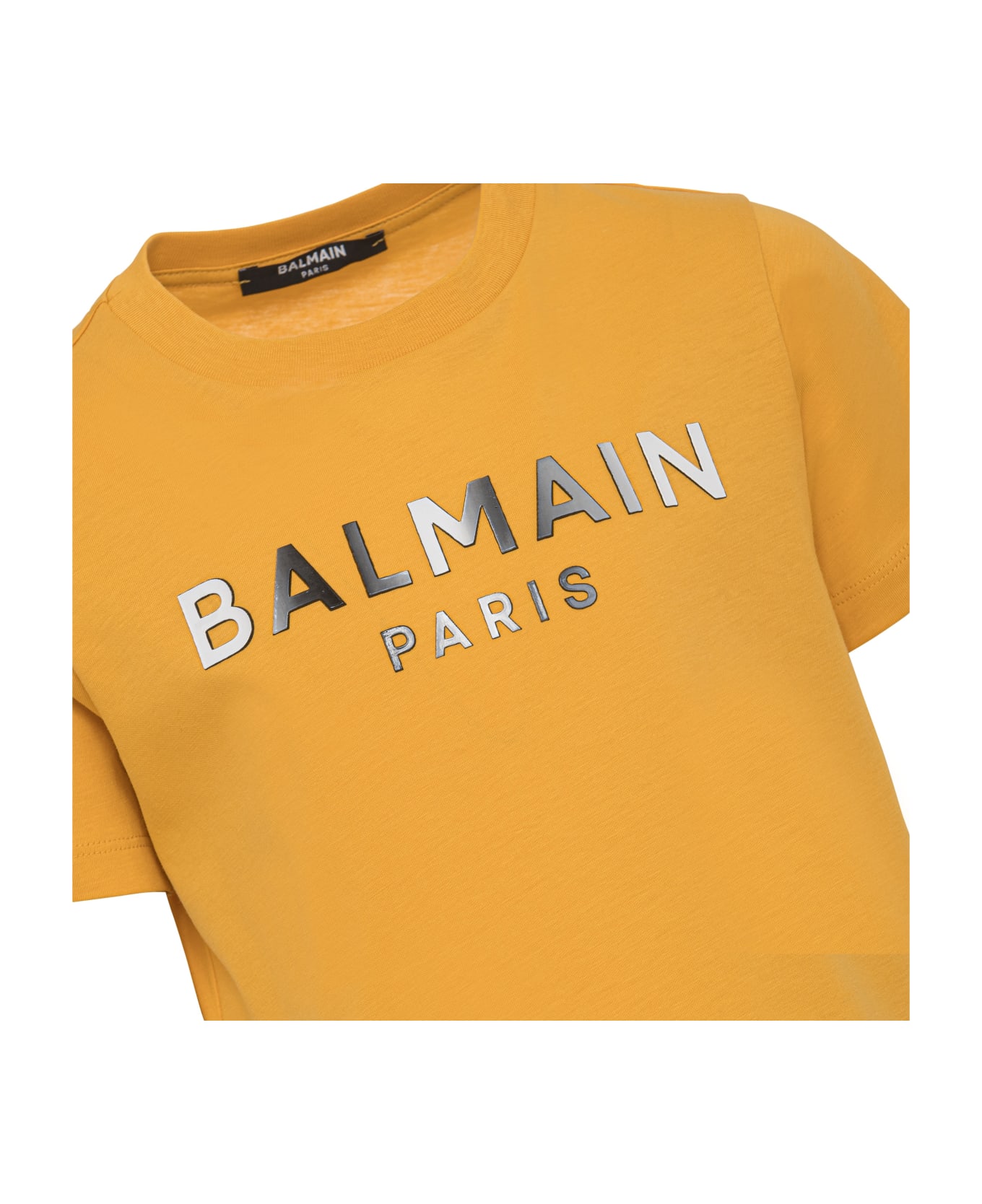 Balmain Logo T-shirt - Yellow