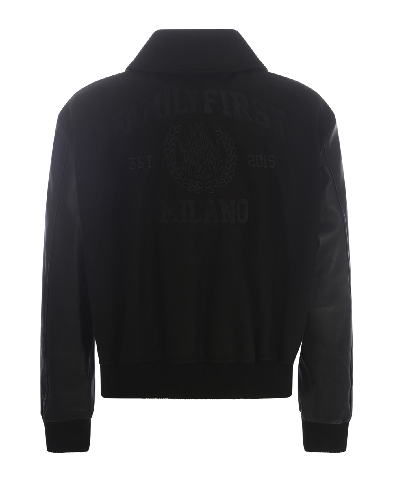 Family First Milano College Jacket Family First In Polyester - Nero