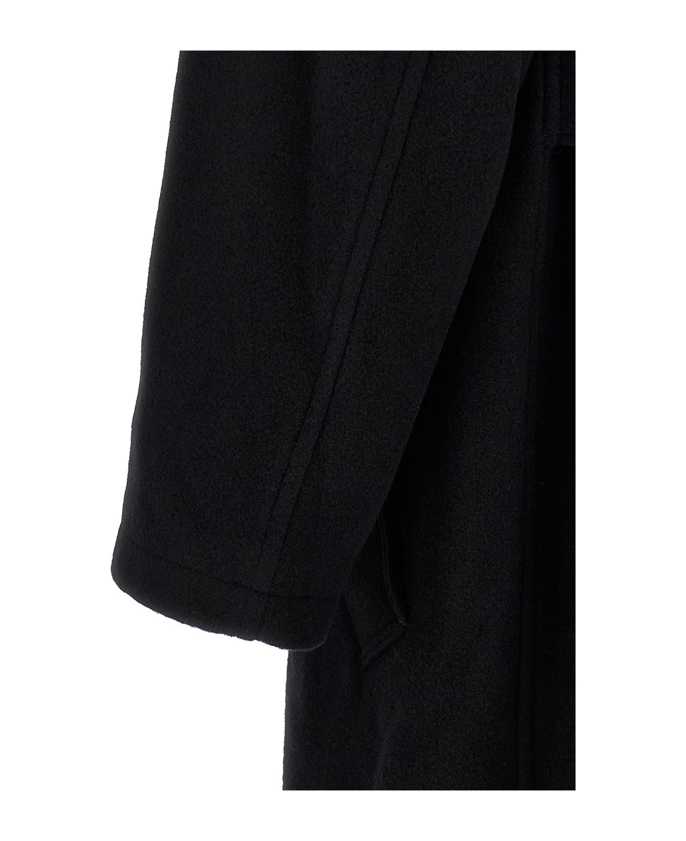 Yohji Yamamoto Hooded Coat - Black  