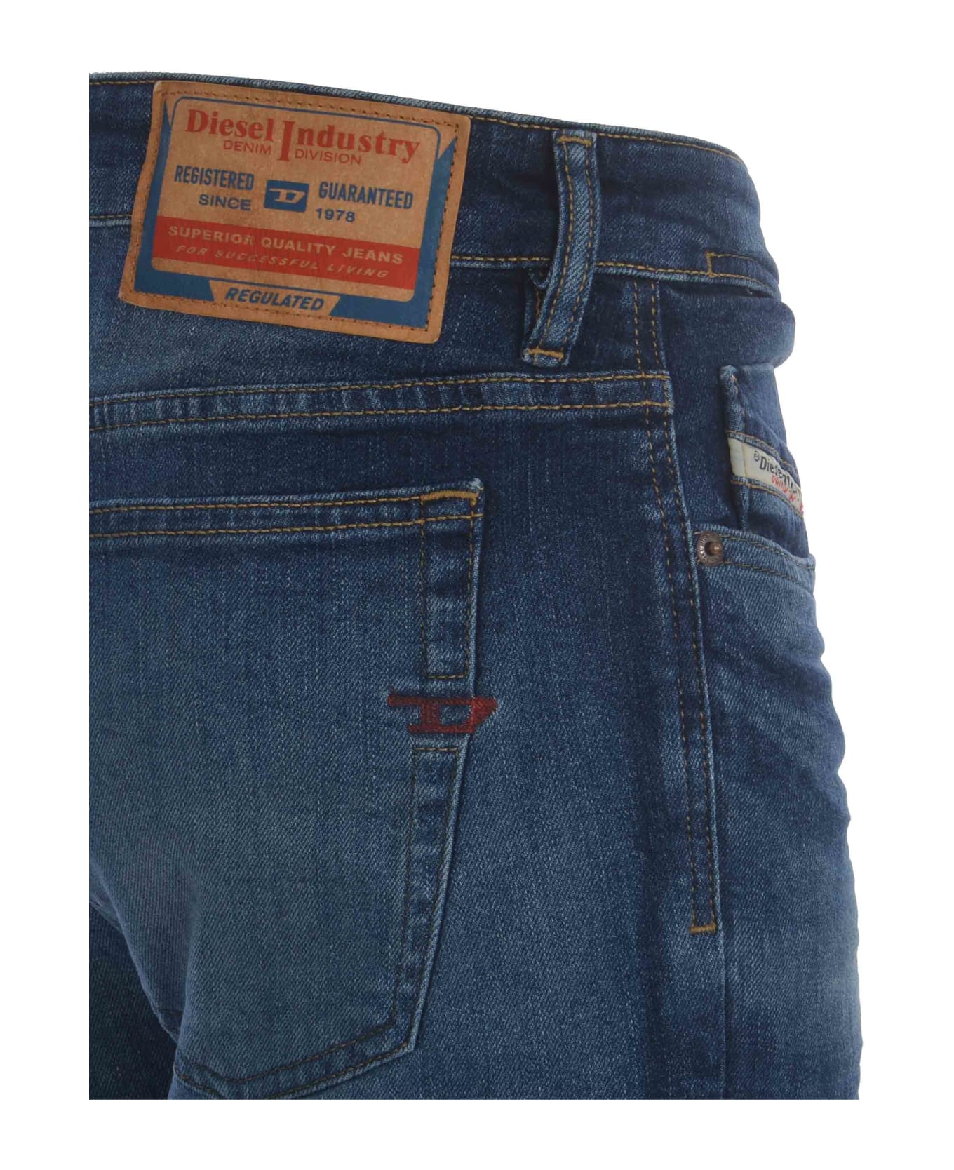 Diesel Jeans Diesel "sleenker" Made Of Denim - Blu