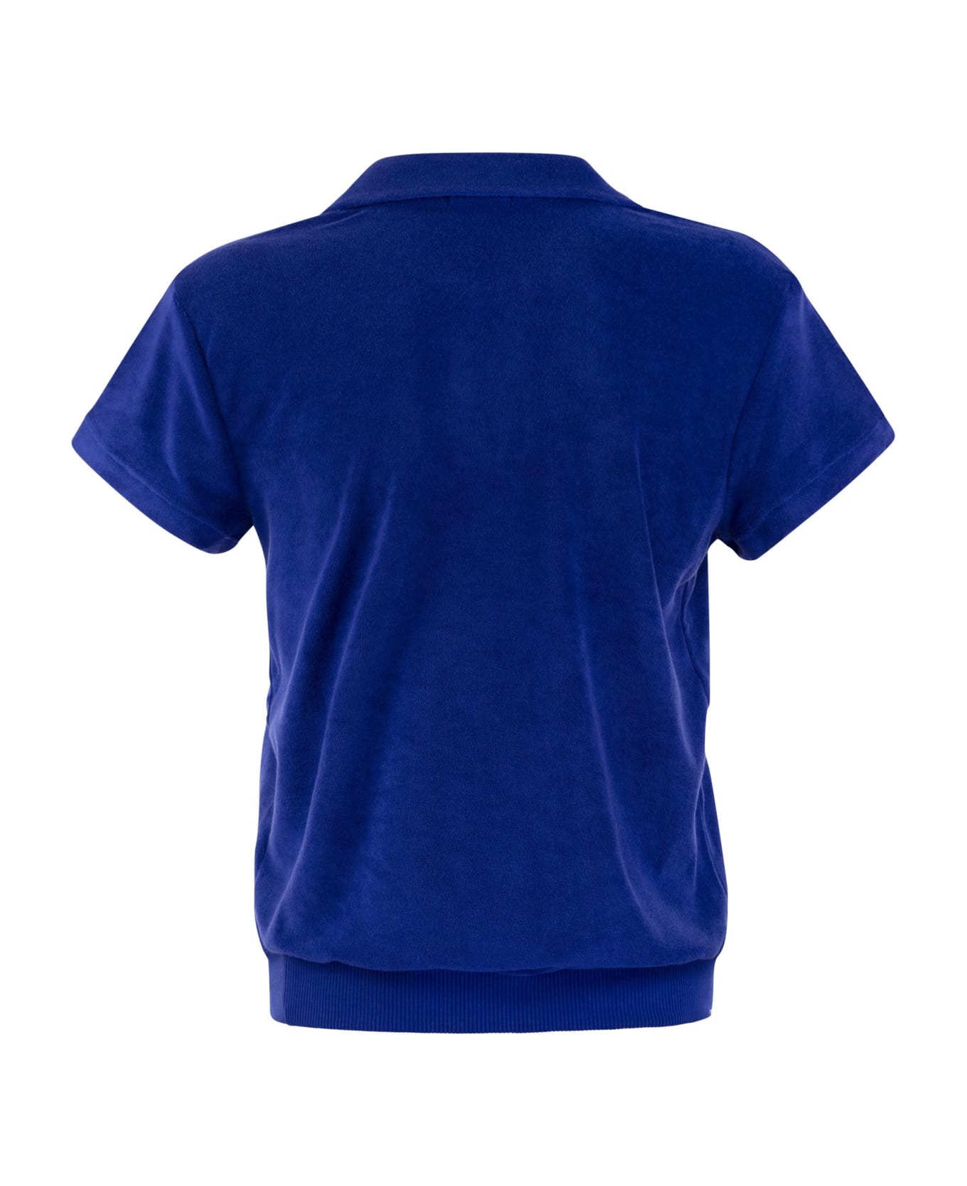 Polo Ralph Lauren Tight Terry Polo Shirt - Royal Blue Tシャツ