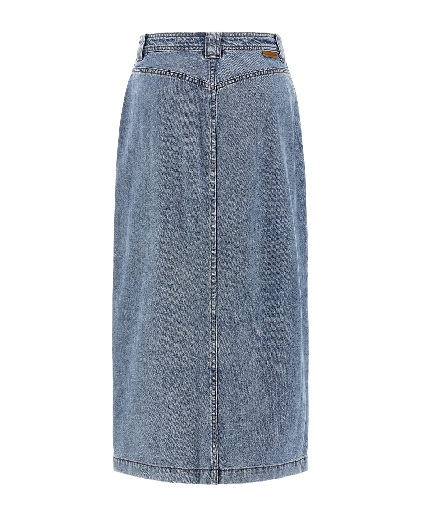 Zimmermann 
denim Pencil
 Skirt - Light Blue