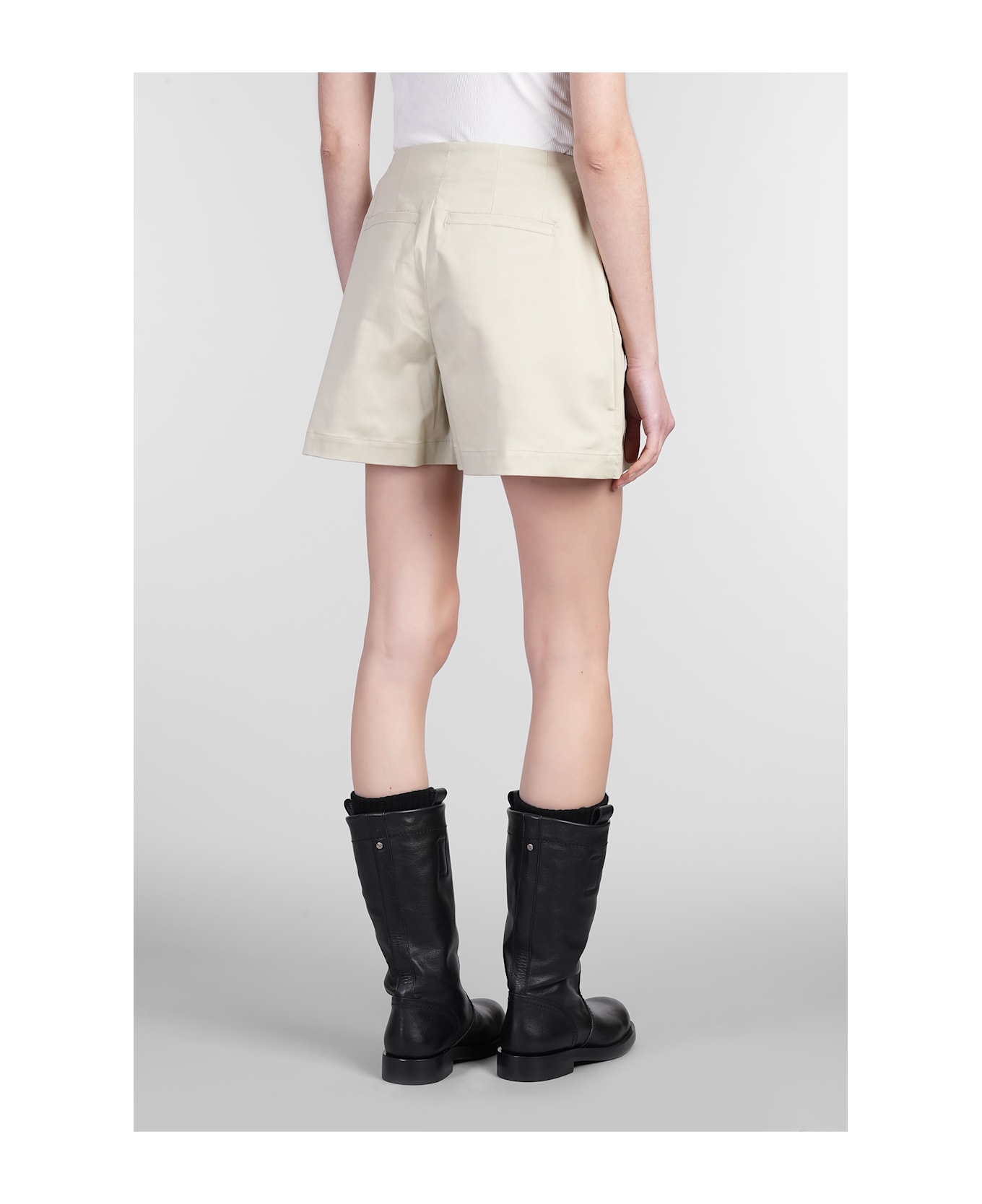 HALFBOY Shorts In Beige Cotton - beige