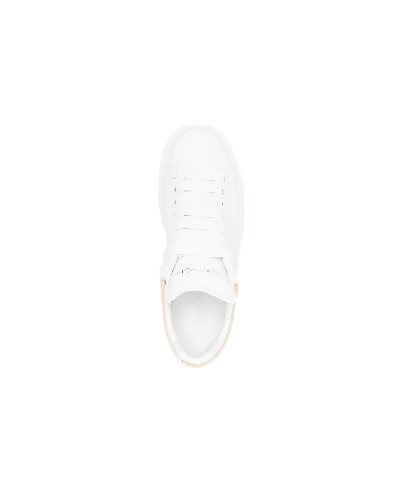 Alexander McQueen Sneakers - WHITE/GOLD