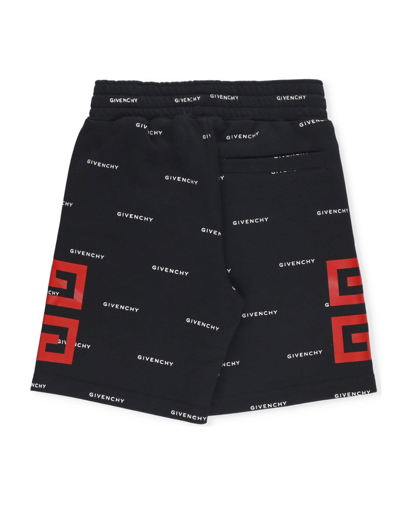 Givenchy Cotton Shorts With Logo - Black
