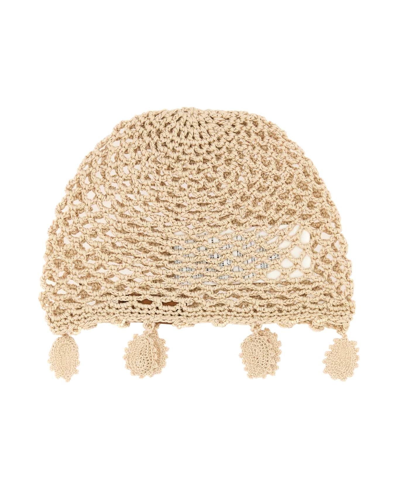 Alanui Sand Crochet Love Letter To India Hat - 0300