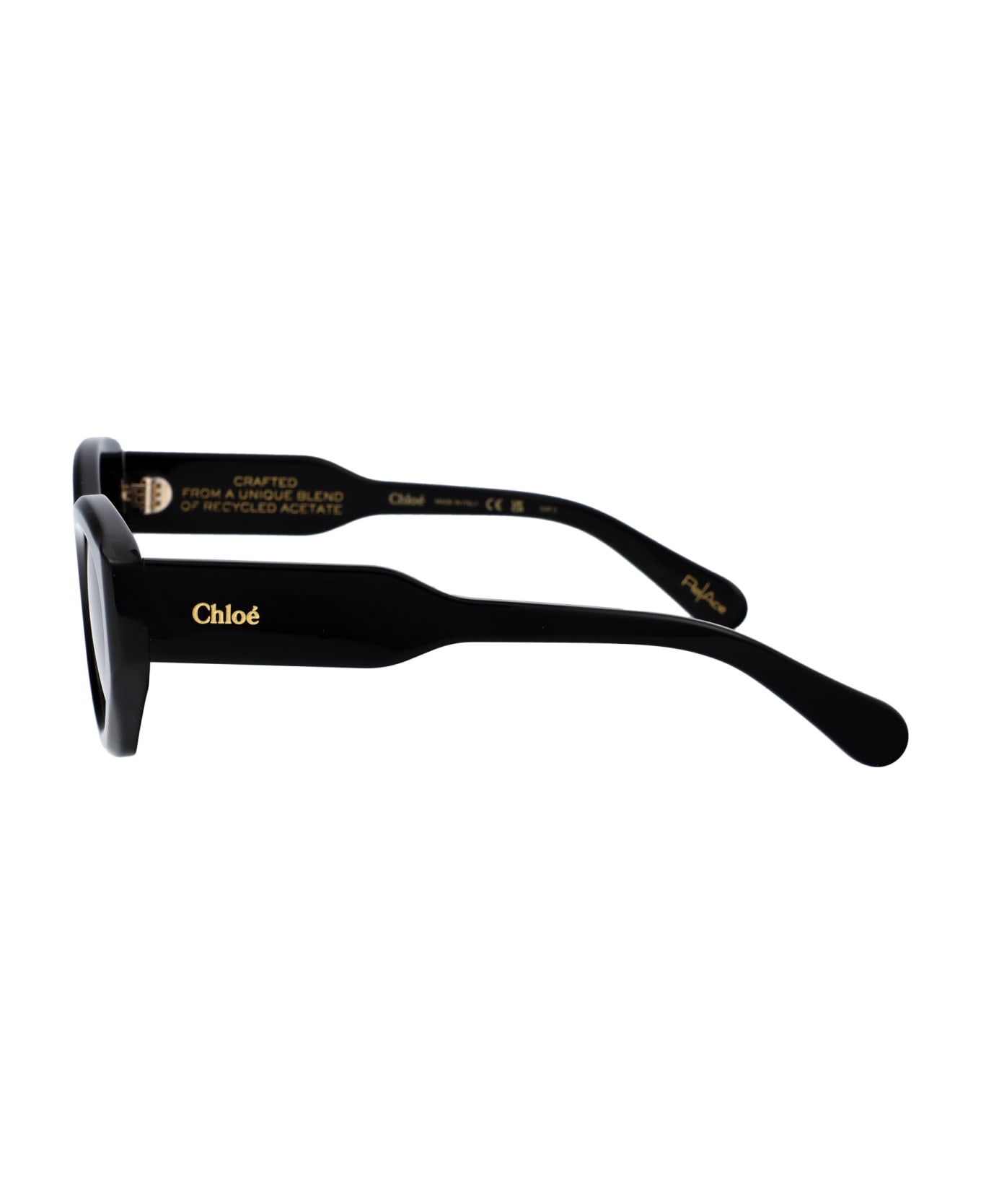 Chloé Eyewear Ch0220s Sunglasses - 001 BLACK BLACK GREY