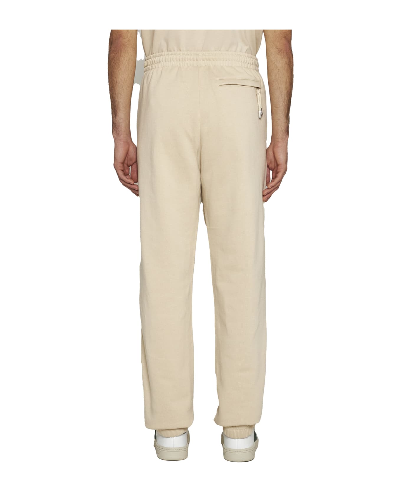 Jacquemus Logo-print Organic Cotton Track Pants - Light beige