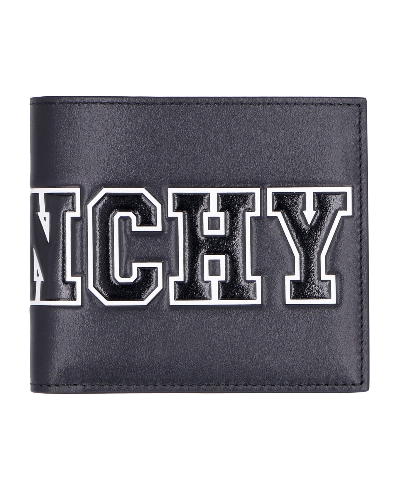 Givenchy Logo Leather Wallet - BLACK 財布