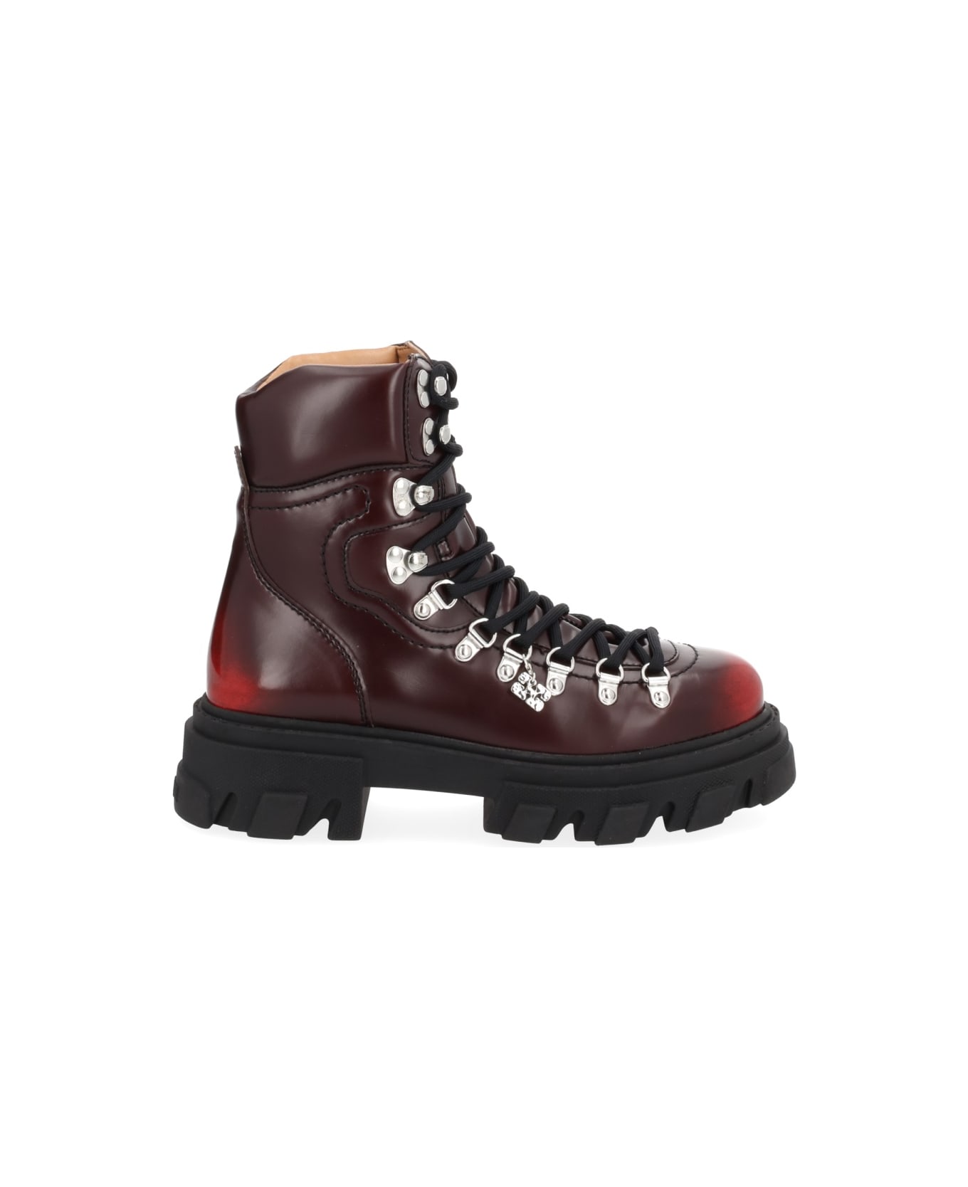 Ganni Hiking Boot - BORDEAUX