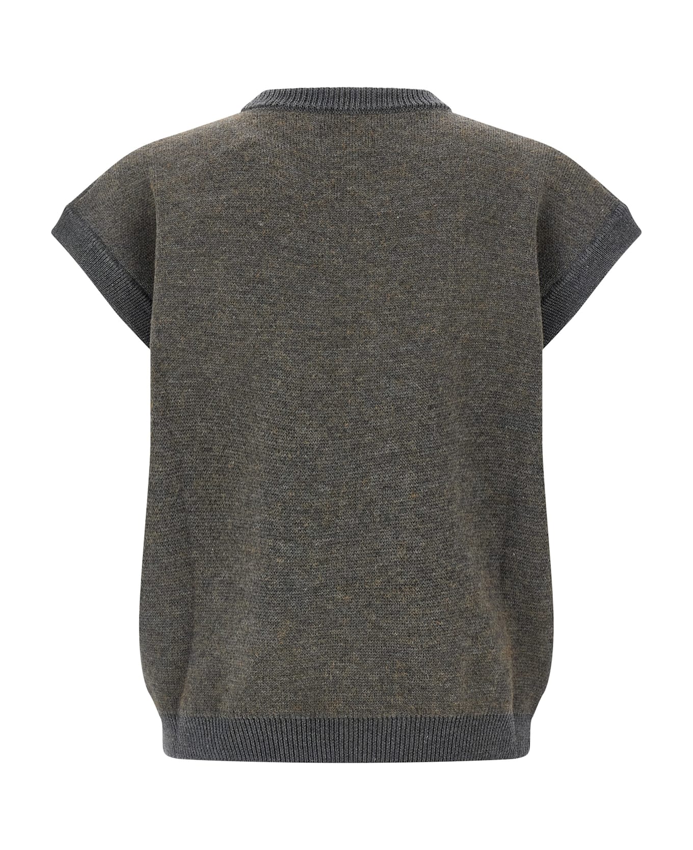Magliano 
teddy Bear
 Vest - Gray