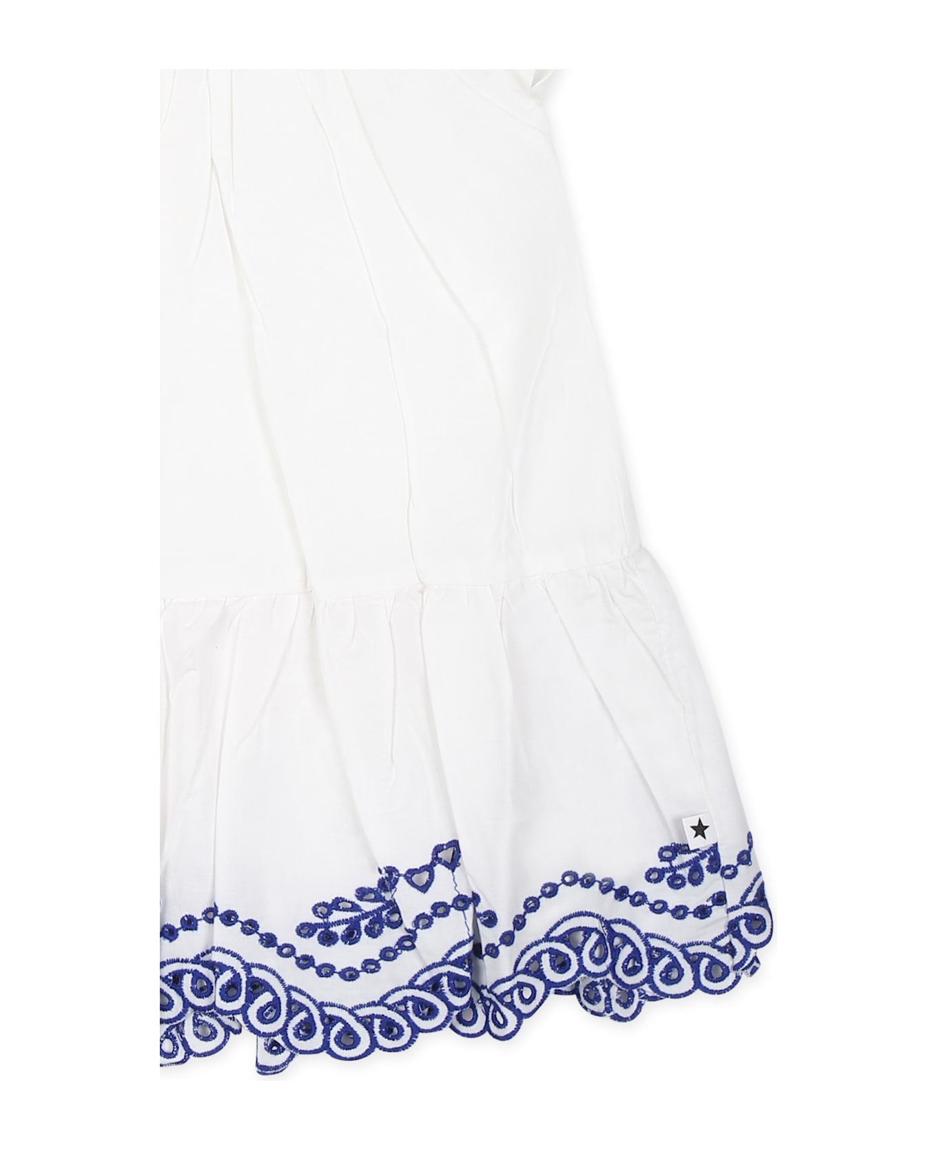 Molo White Dress For Baby Girl - White