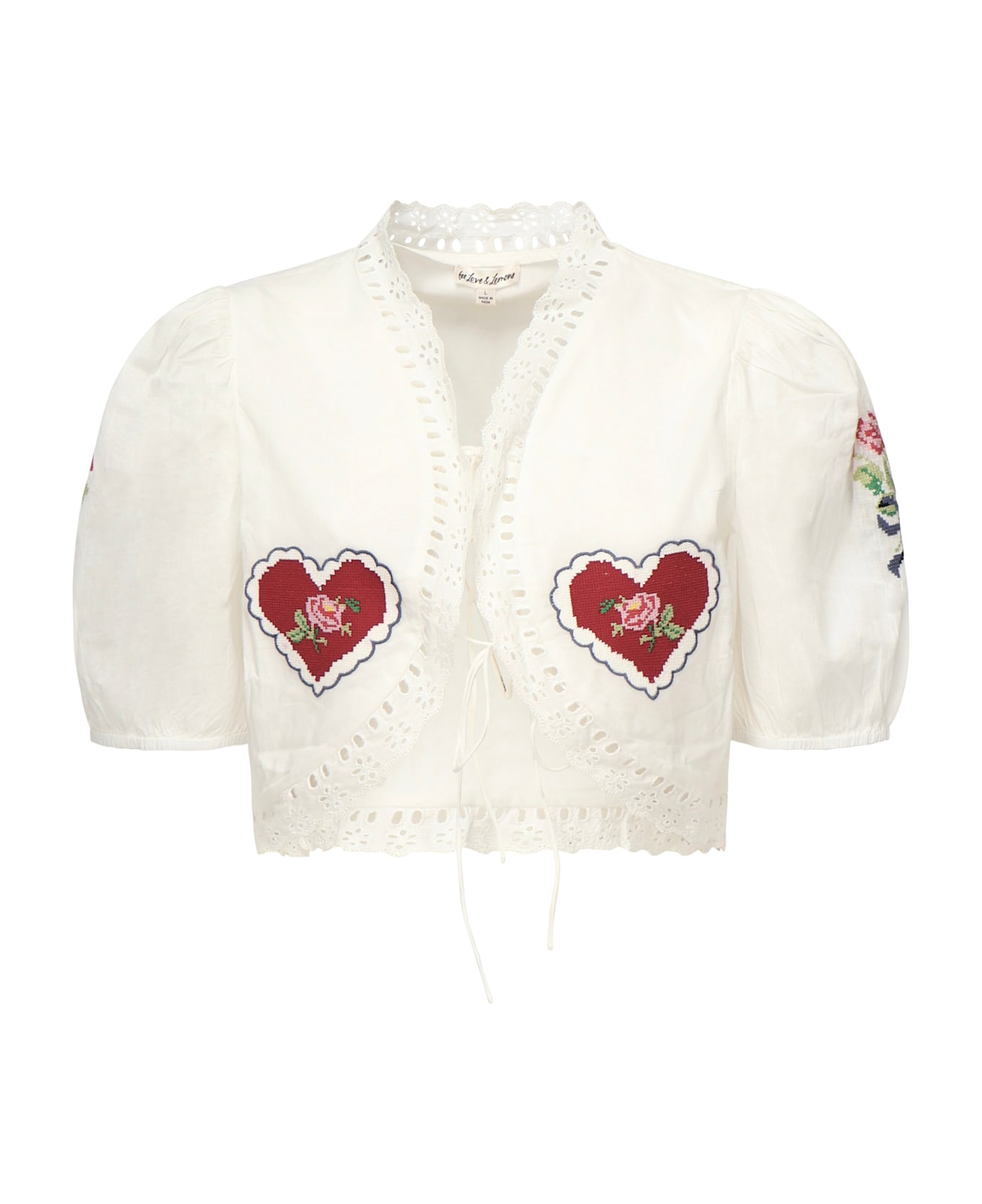 For Love 
Lemons Mi Amore Top - White